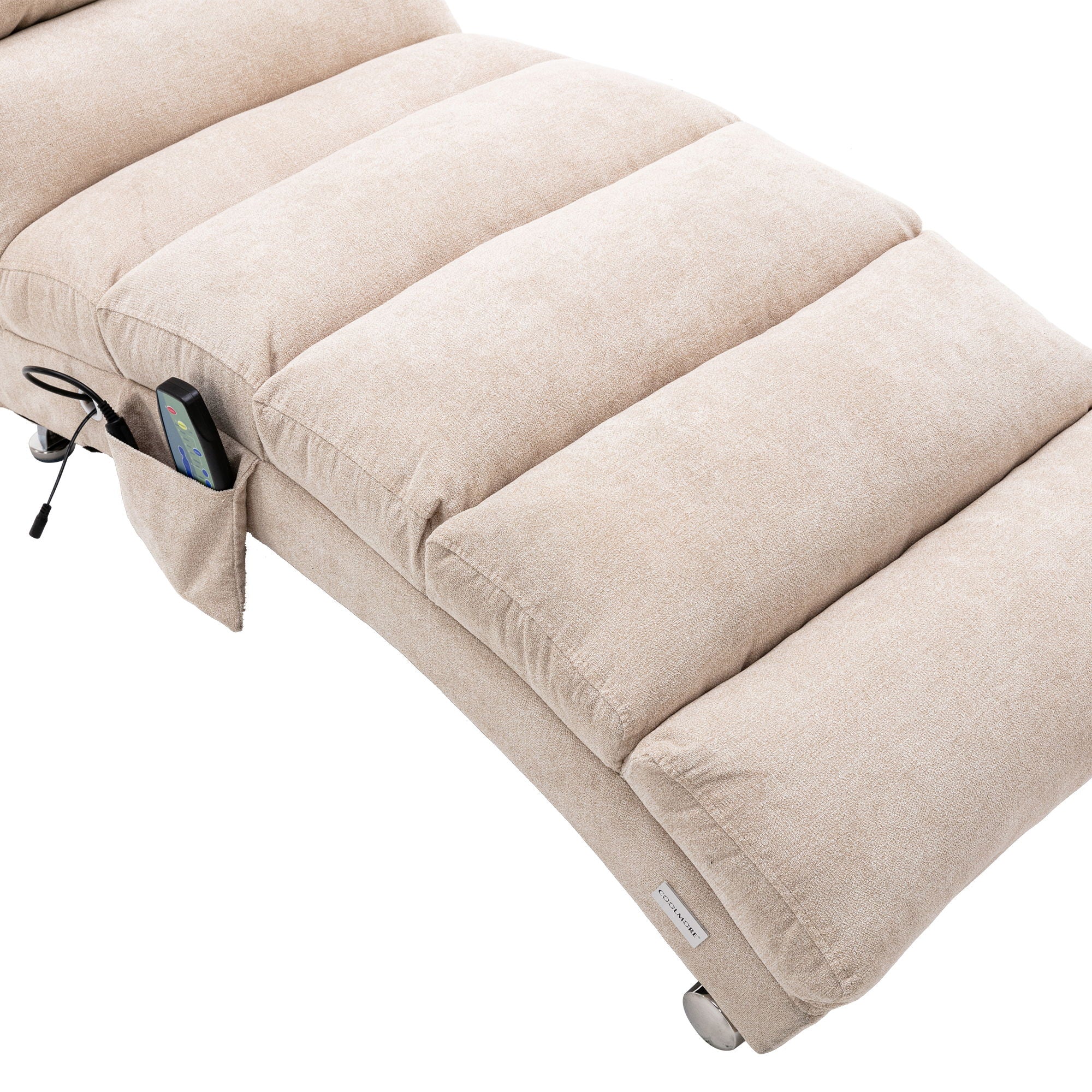 Massage Chaise Lounge Indoor With Remote Control, Ergonomic Electric Massage Lounger - Best Buy Furniture