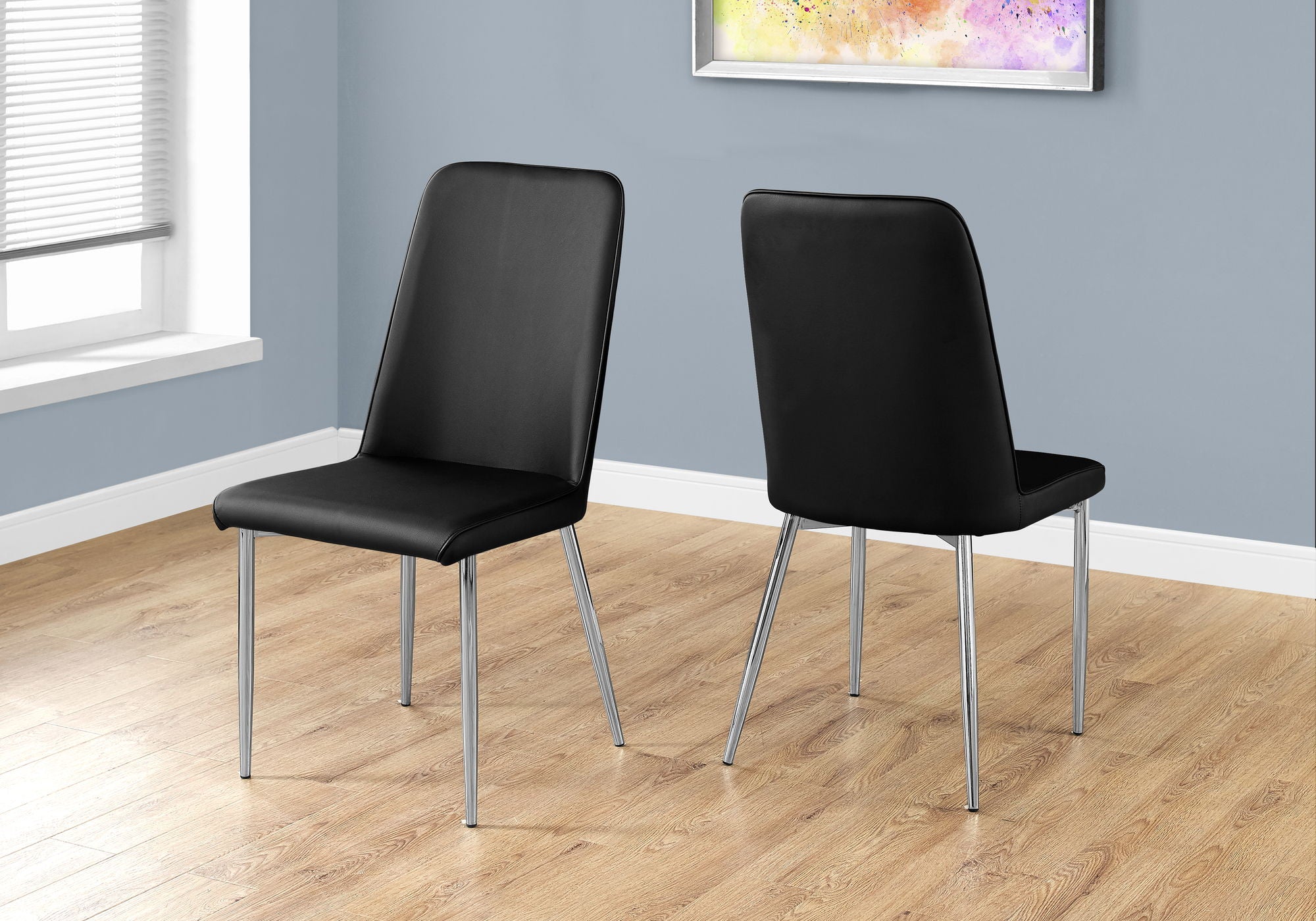 Dining Chair, Side, Upholstered For Dining Room, Contemporary (Set of 2) - Best Buy Furniture