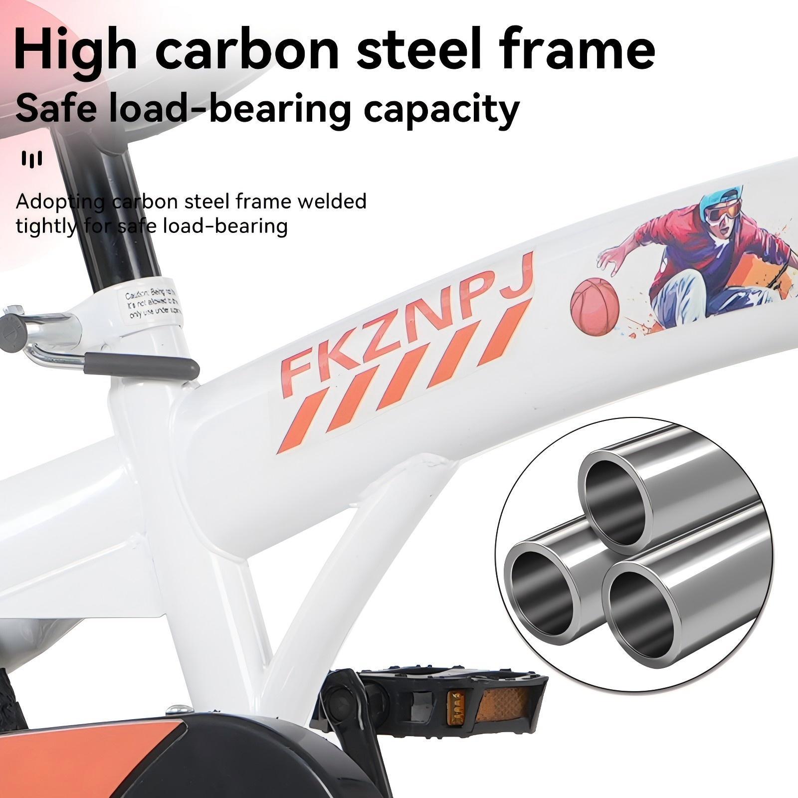 Fkznpj - 16" Sporty Kids Bike With Training Wheels And Stand Adjustable Saddle Suitable For Boys And Girls Aged 4 - 8 Years Tall Height 41 - 46" Available In A Variety Of Colors - Best Buy Furniture