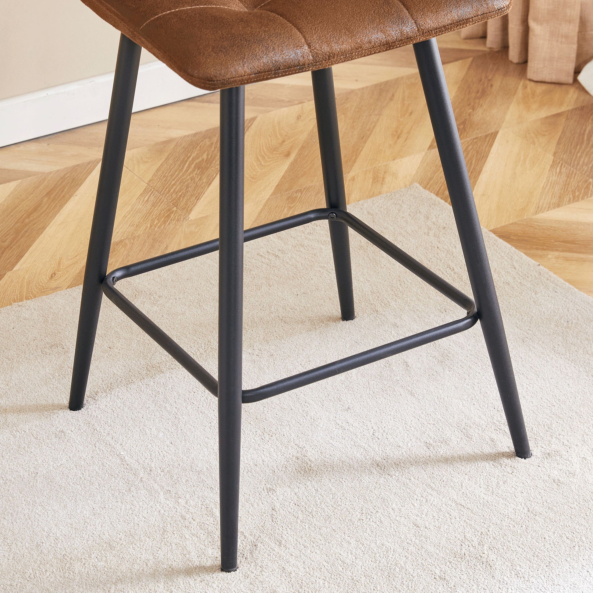 Bar Chair Set Comfortable With Metal Legs And Ergonomic Design - Best Buy Furniture