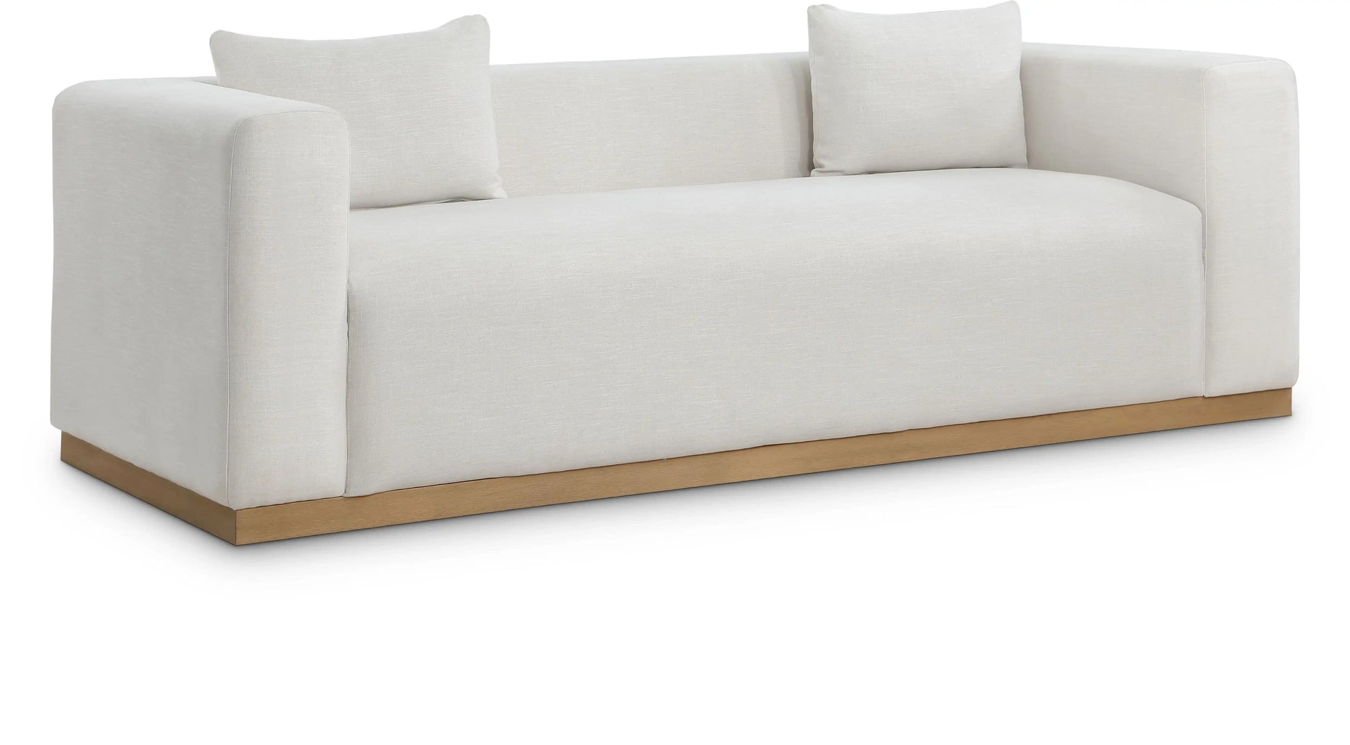 Alfie - Linen Textured Fabic Sofa - Best Buy Furniture