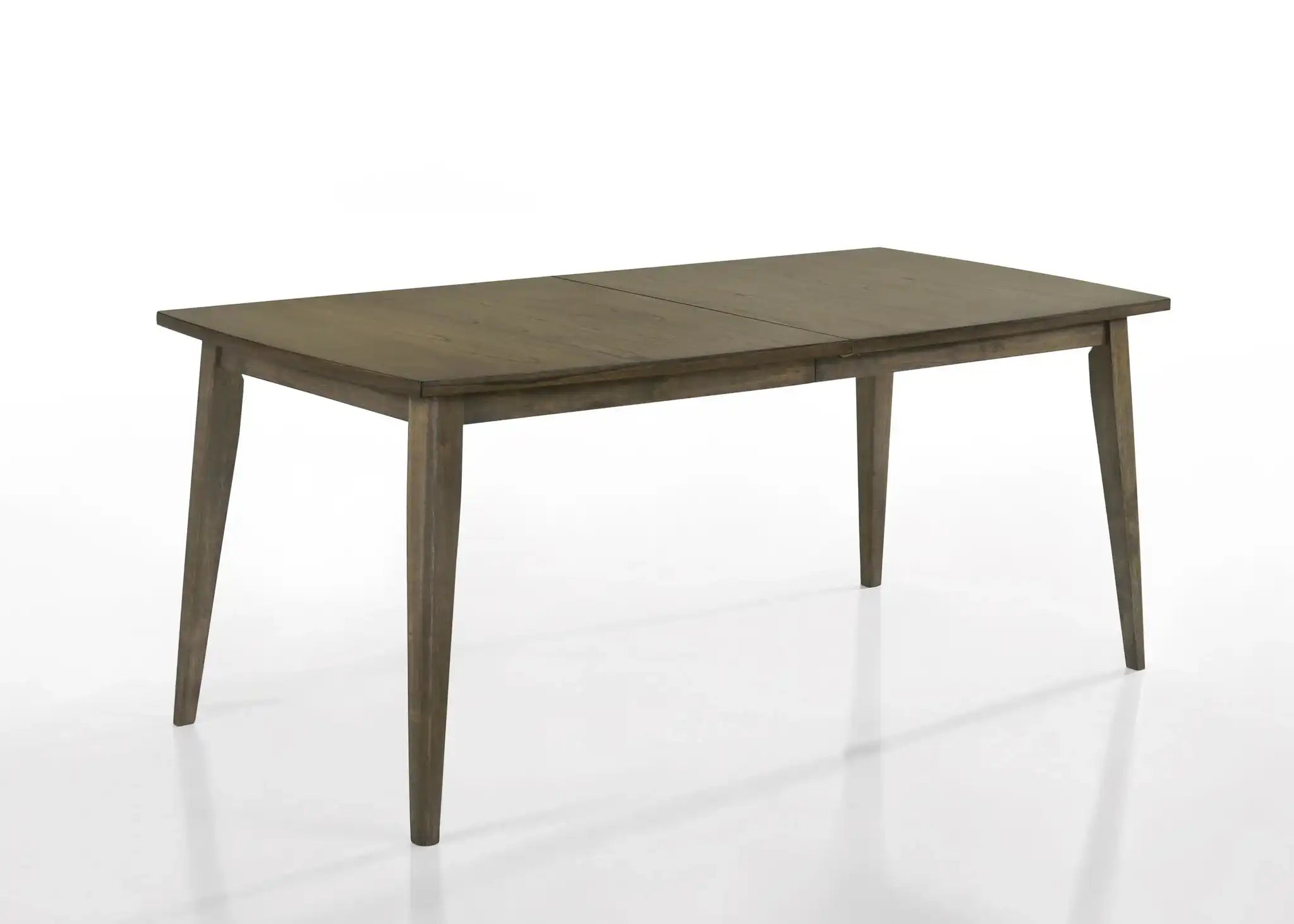 Bistro - Wide Contemporary Rectangle Dining Table With Extension Leaf - Best Buy Furniture