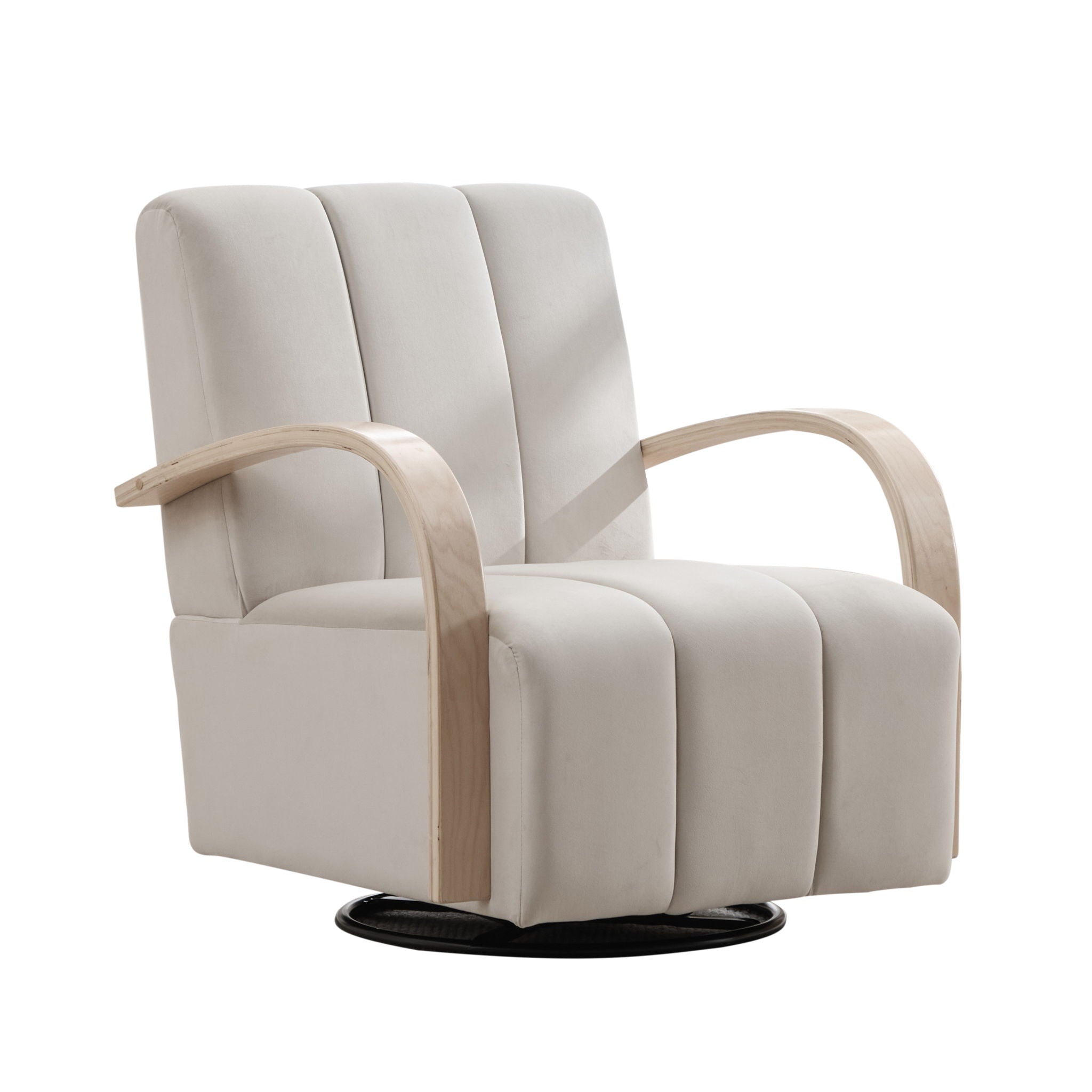 360° Swivel Accent Chair With Armrests - Best Buy Furniture
