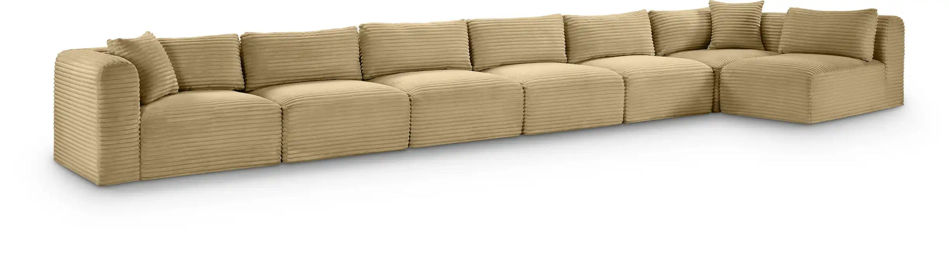 Shaggy - 7 Piece Modular Sectional - Best Buy Furniture