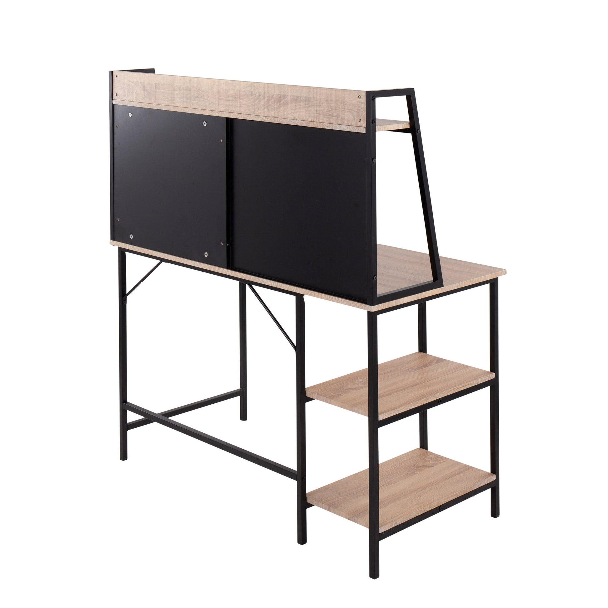 Geo - Shelf Contemporary Desk - Best Buy Furniture