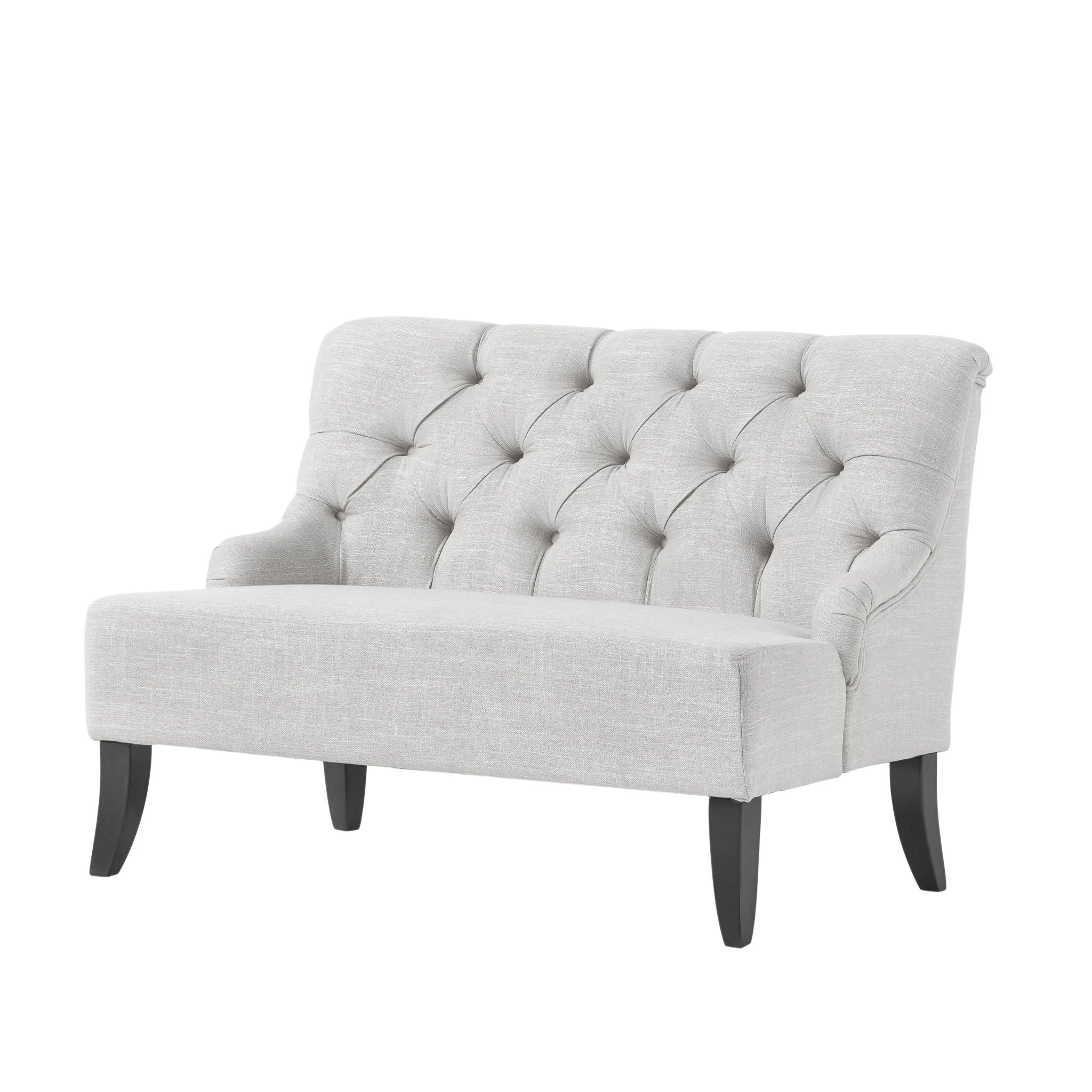 Nicole - French Style Upholstered Loveseat With Tufted Backrest - Best Buy Furniture