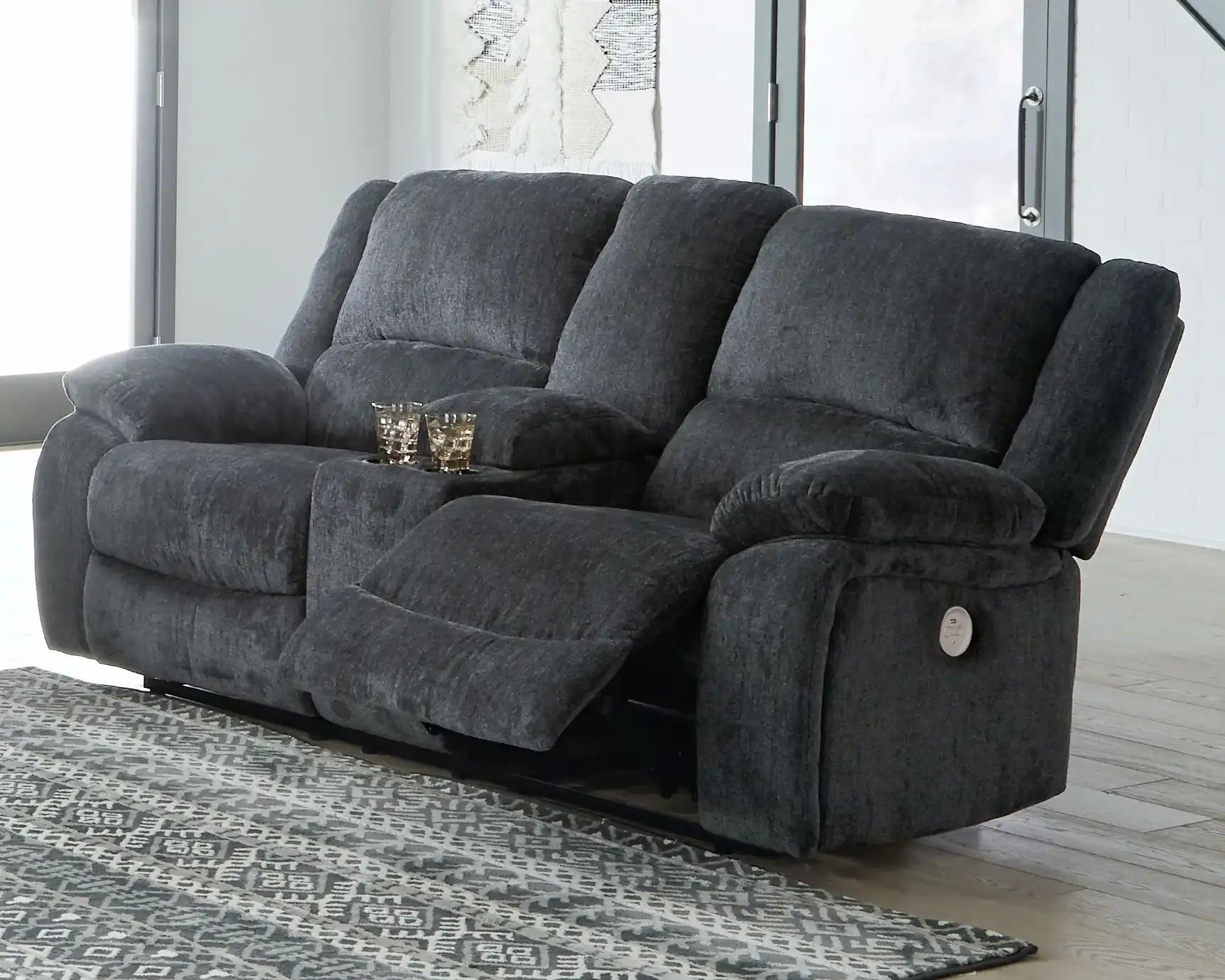 Draycoll - Reclining Loveseat - Best Buy Furniture