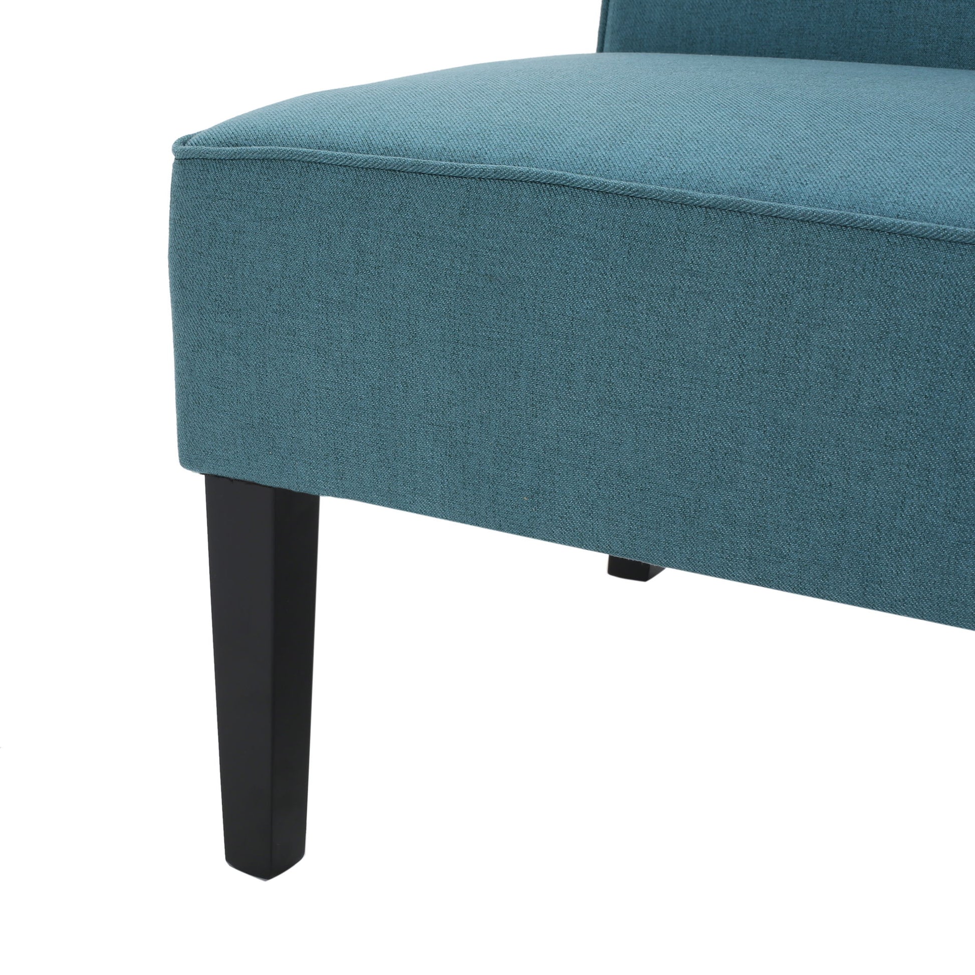 Contemporary Loveseat With Upholstered Fabric And Birch Wood Legs - Best Buy Furniture