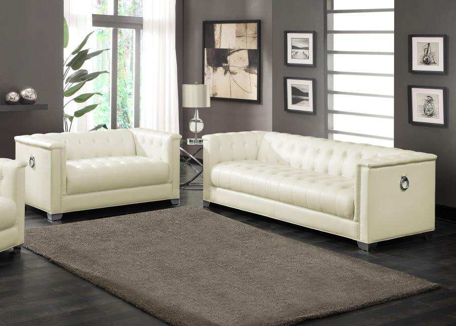 Chaviano - Upholstered Track Arm Sofa Set - Best Buy Furniture