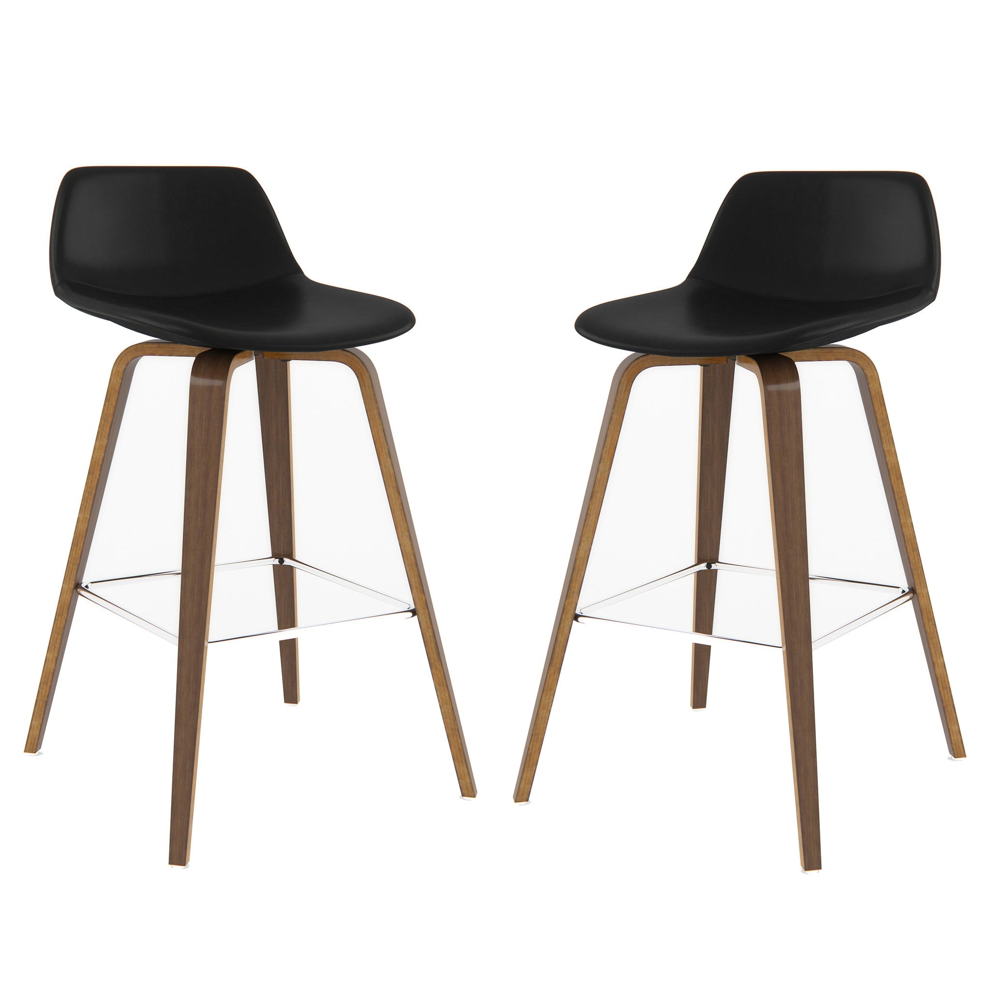 Randolph Bentwood - Counter / Bar Height Stool (Set of 2) - Best Buy Furniture