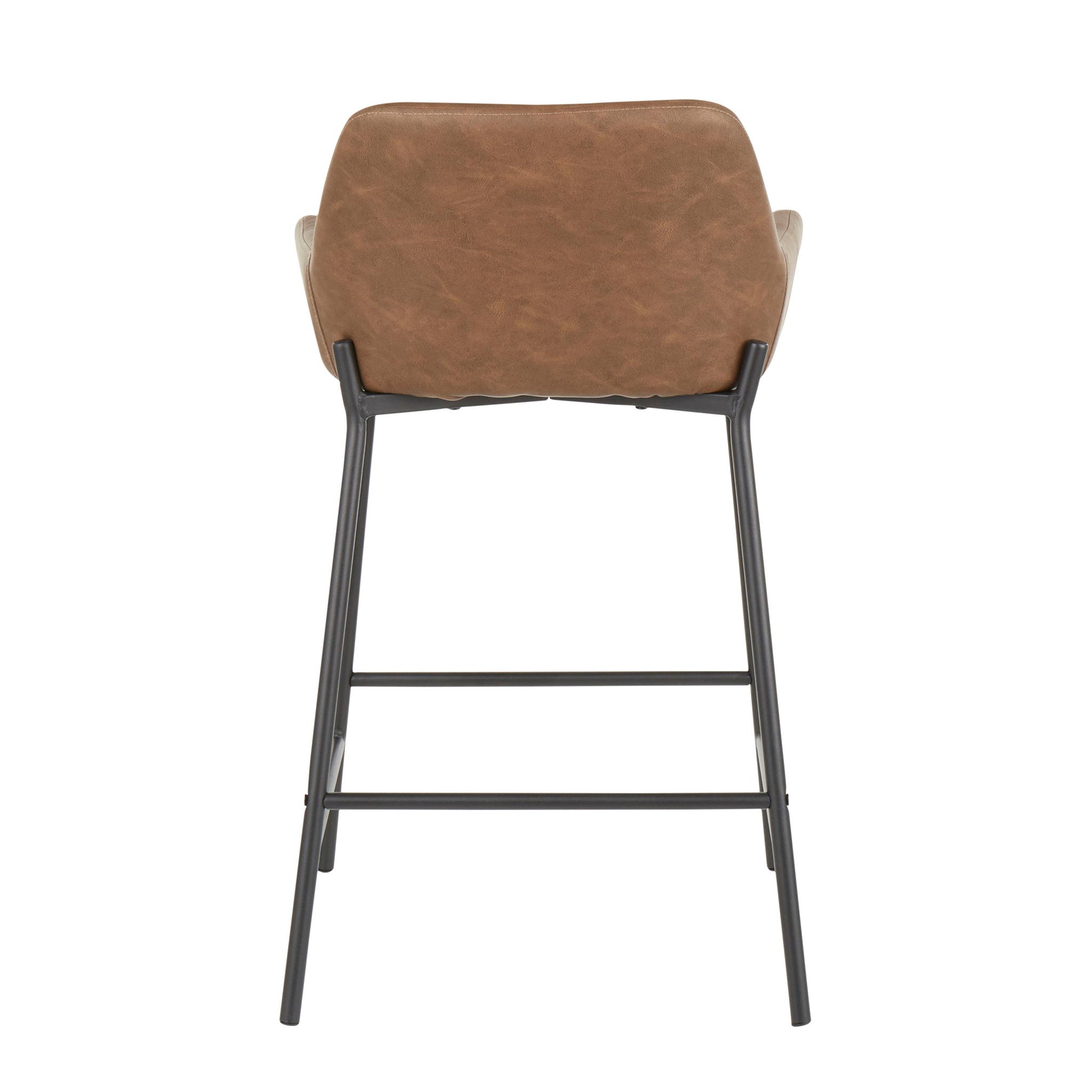 Daniella - Industrial Fixed Height Counter Stool (Set of 2) - Best Buy Furniture