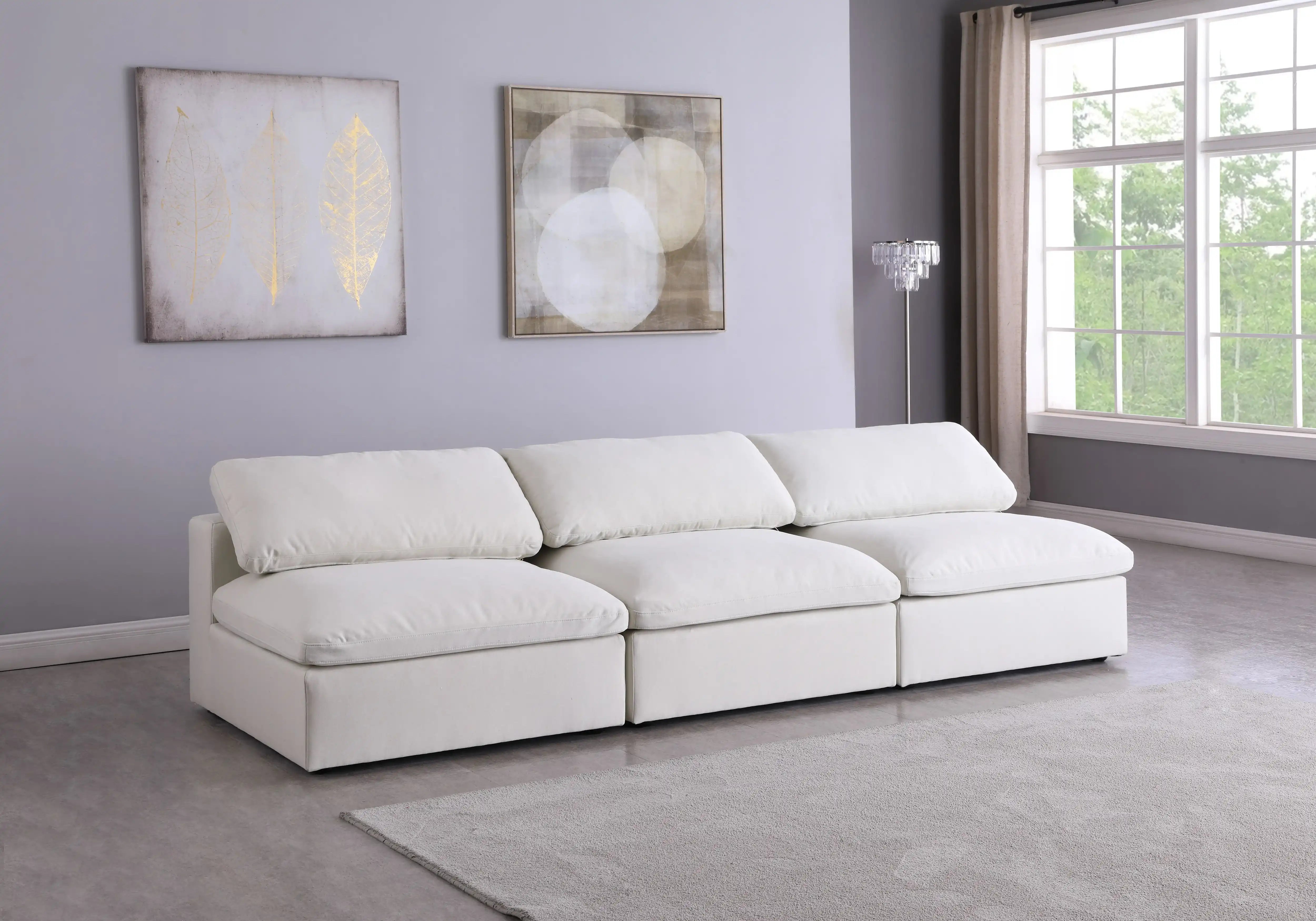 Serene - Modular Armless 3 Seat Sofa - Best Buy Furniture