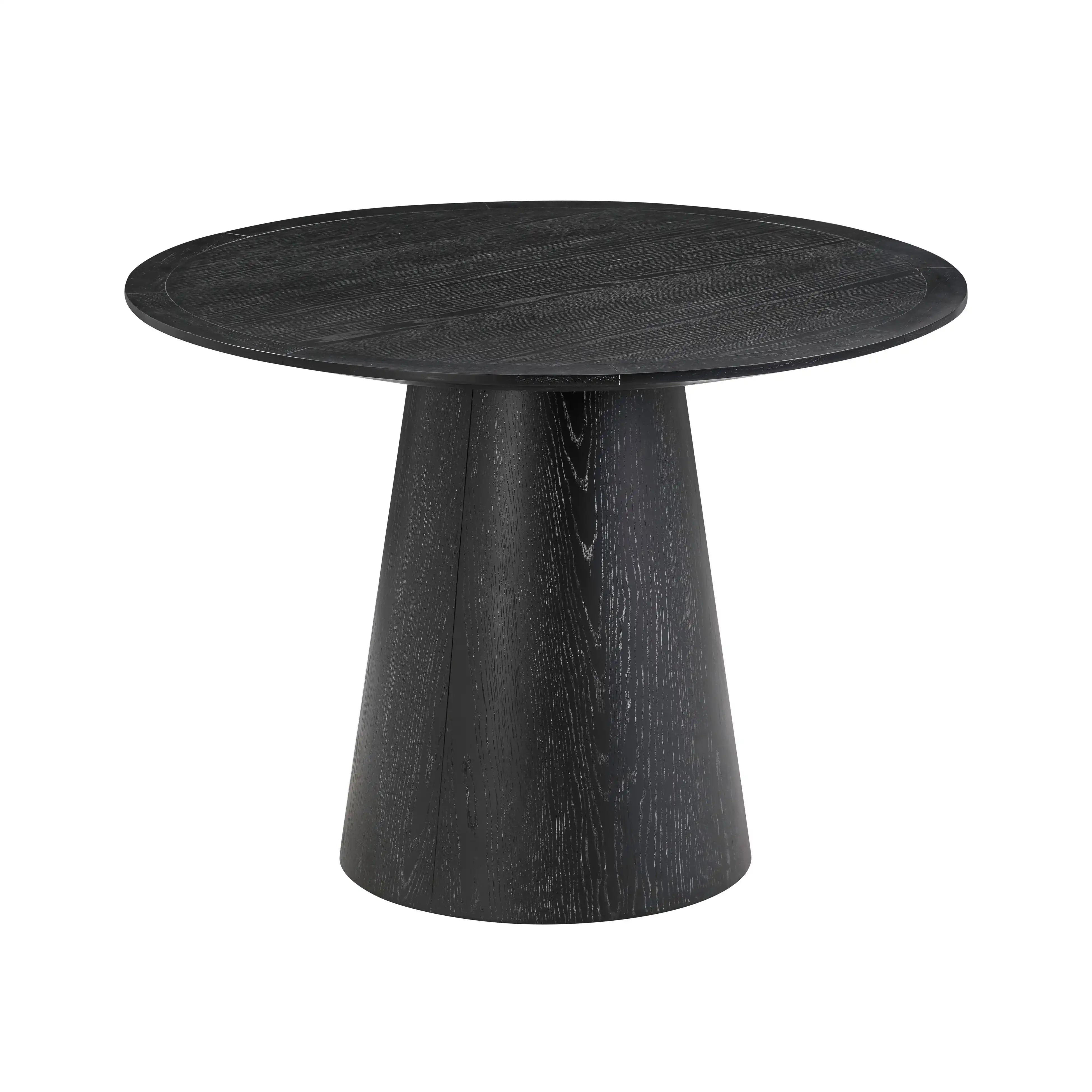 Sahara - Round Dining Table - Black - Best Buy Furniture