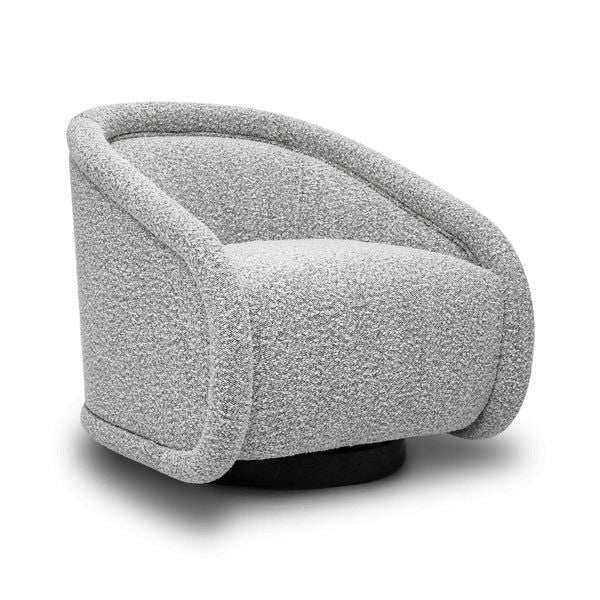 Rory - Boucle Swivel Chair - Best Buy Furniture