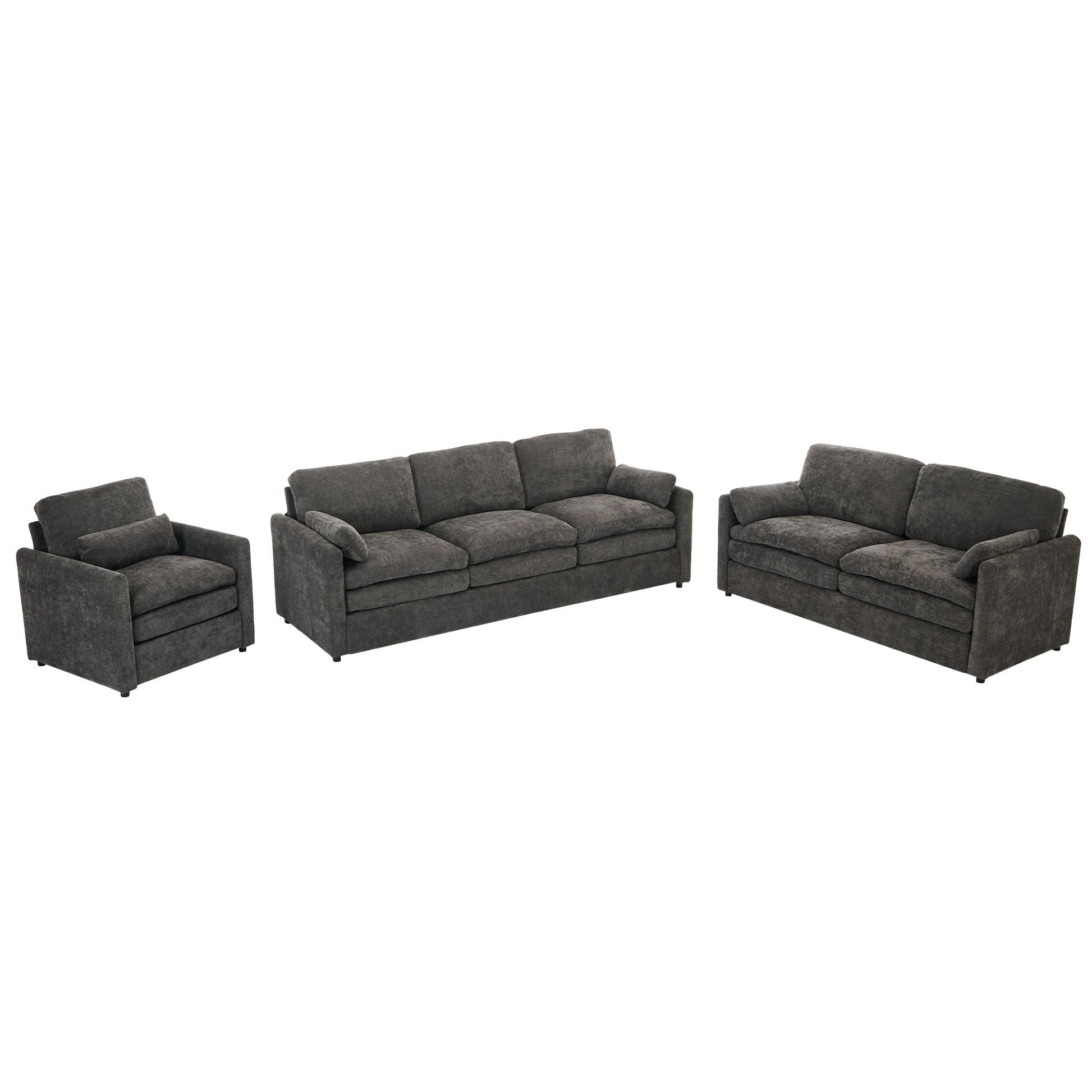 Cozy Upholstered Sofa Set For Living Room - Best Buy Furniture