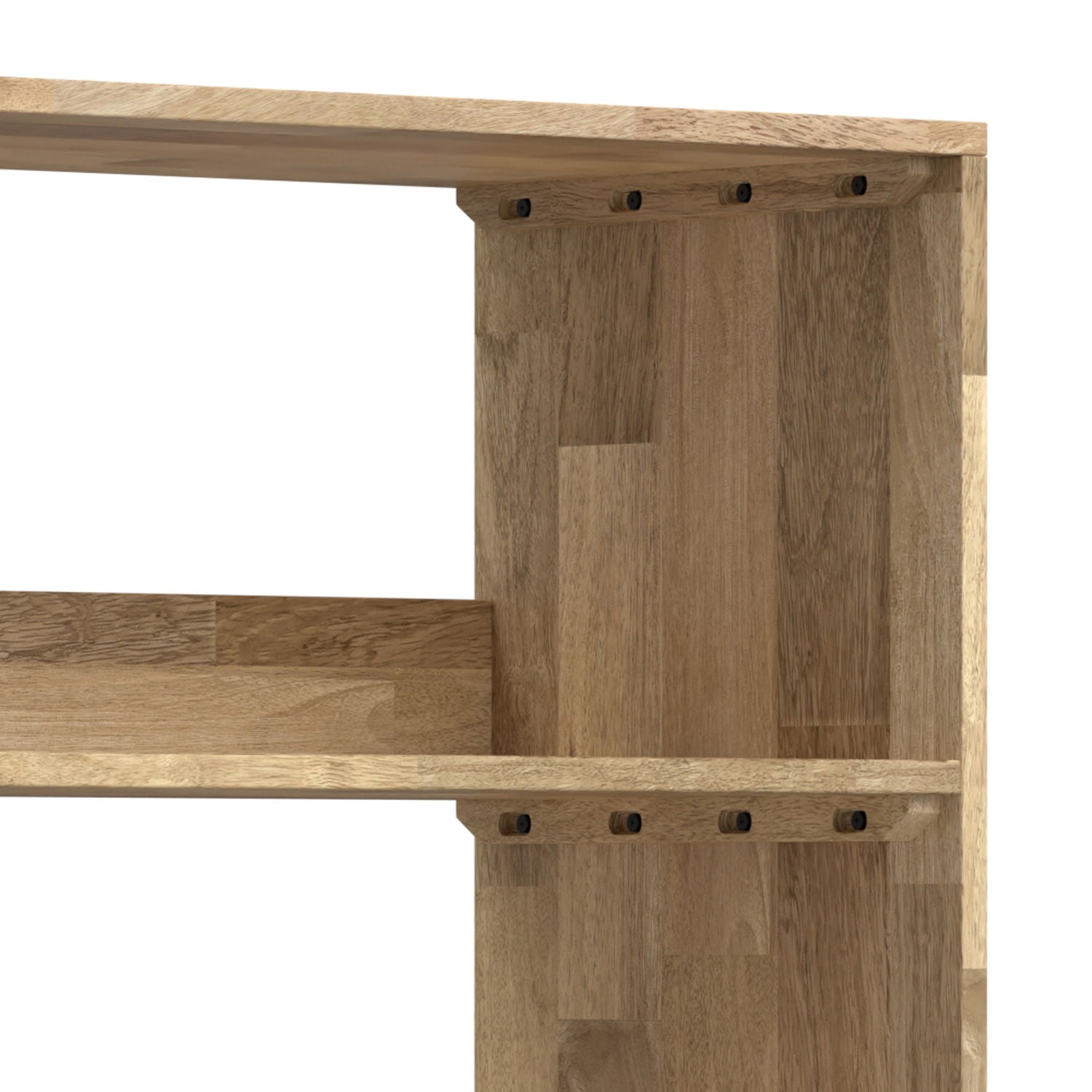 Hunter - Tall Bookcase - Natural - Best Buy Furniture