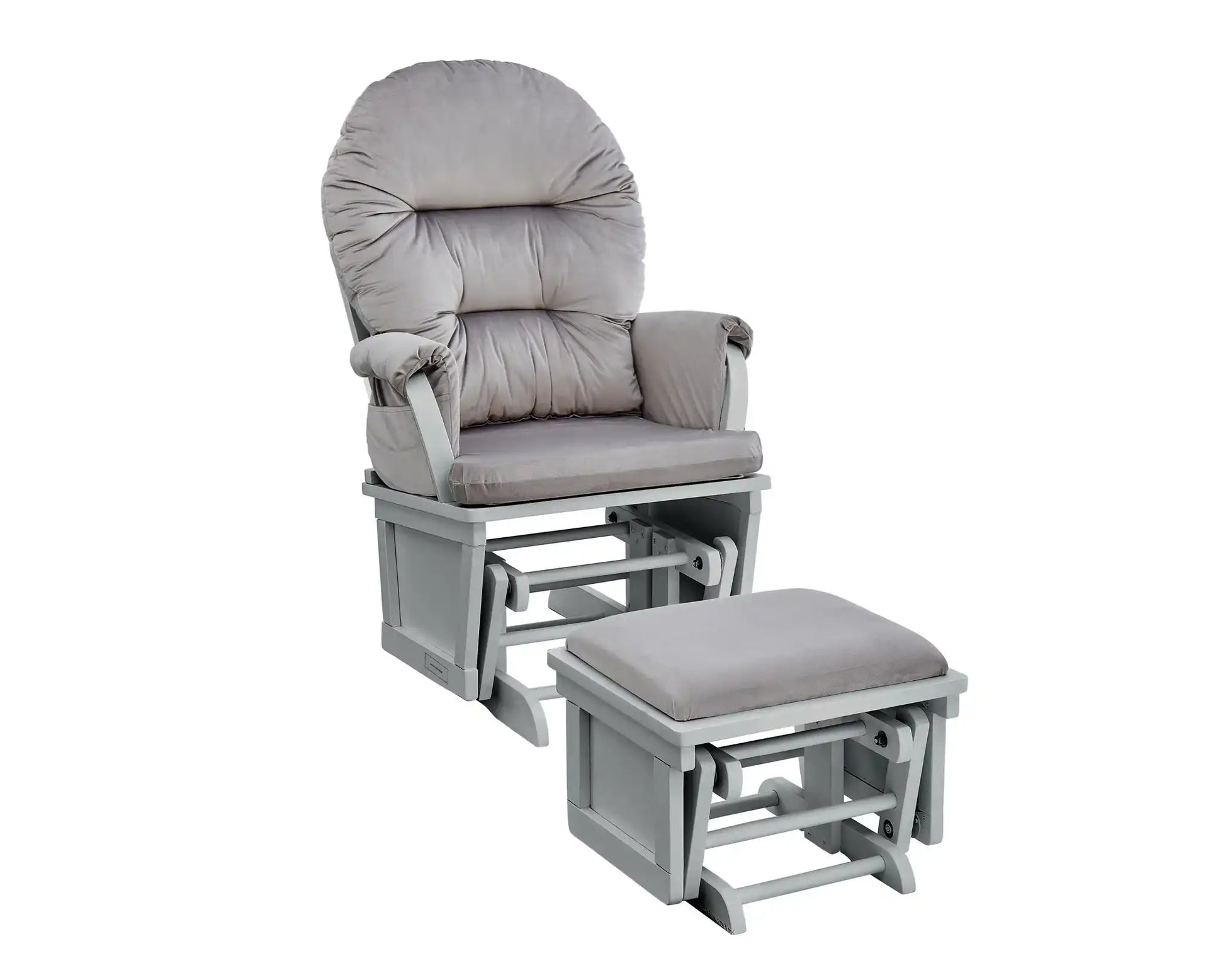 Madison - Glider And Ottoman - Gray - Best Buy Furniture