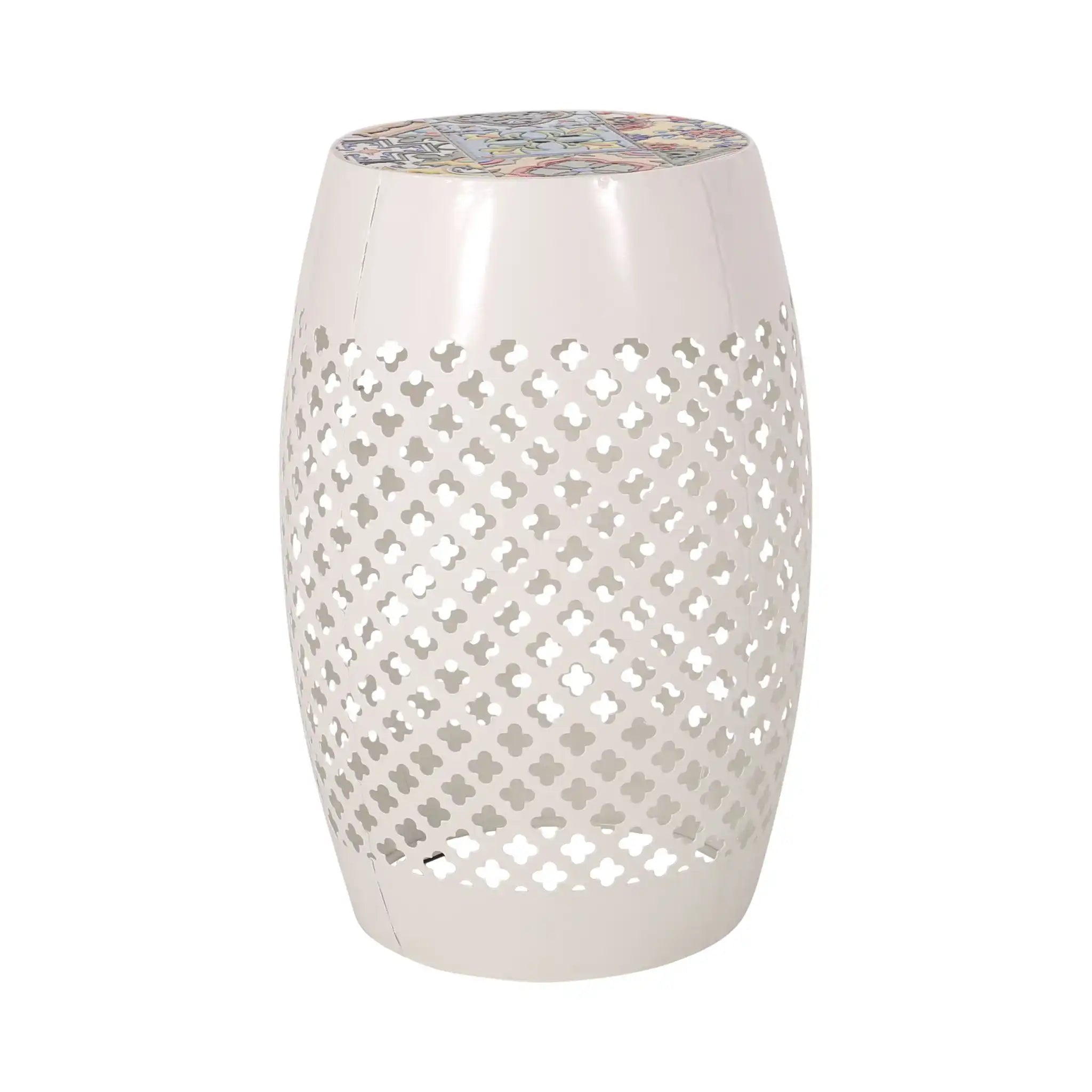 Roswell - Outdoor Side Table With Mosaic Tile Top - Best Buy Furniture
