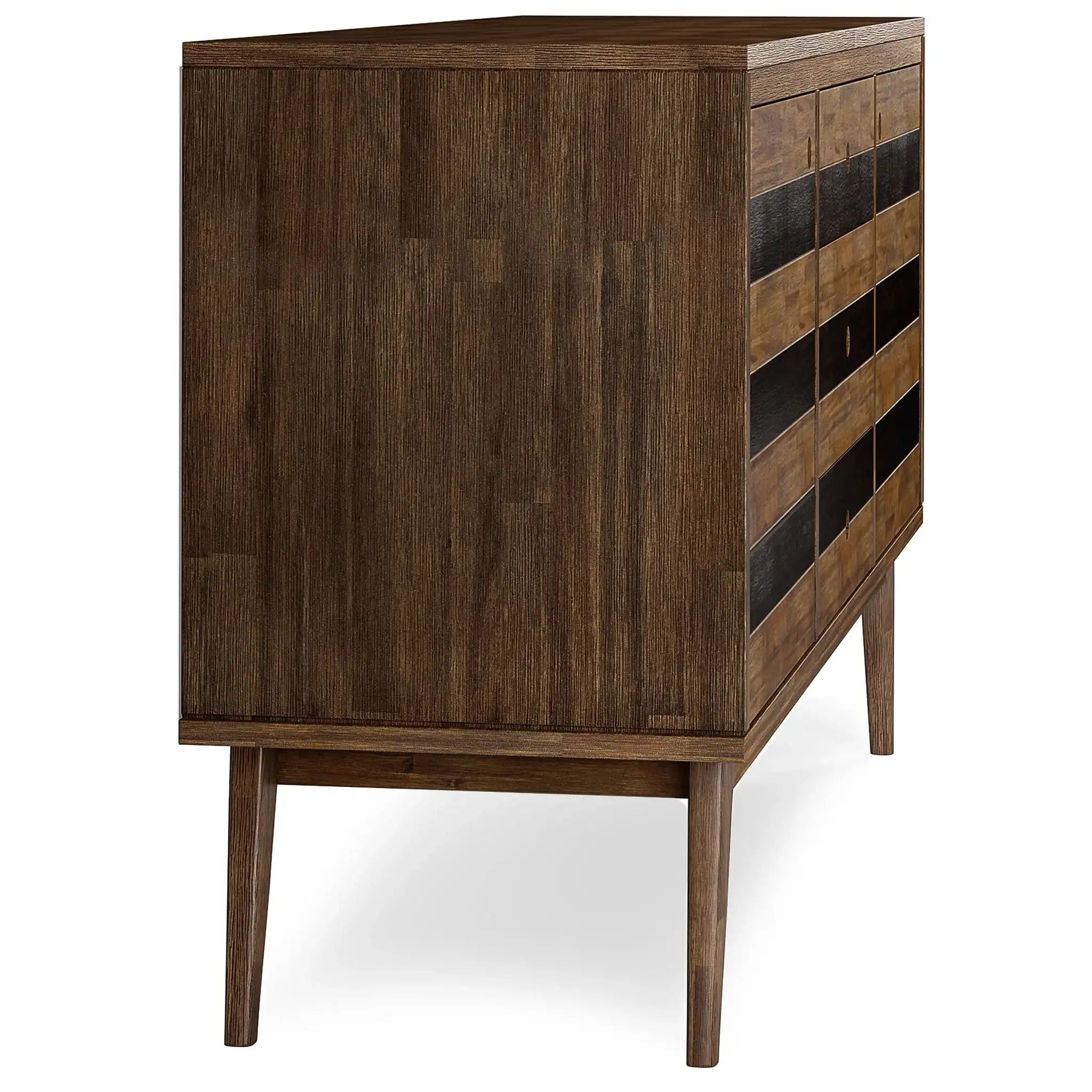 Clarkson - Sideboard Buffet - Rustic Natural Aged Brown - Best Buy Furniture