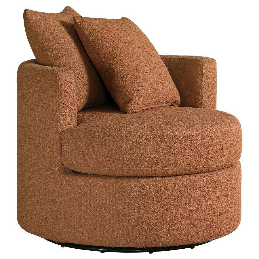 Debbie - Upholstered Swivel Accent Chair - Best Buy Furniture