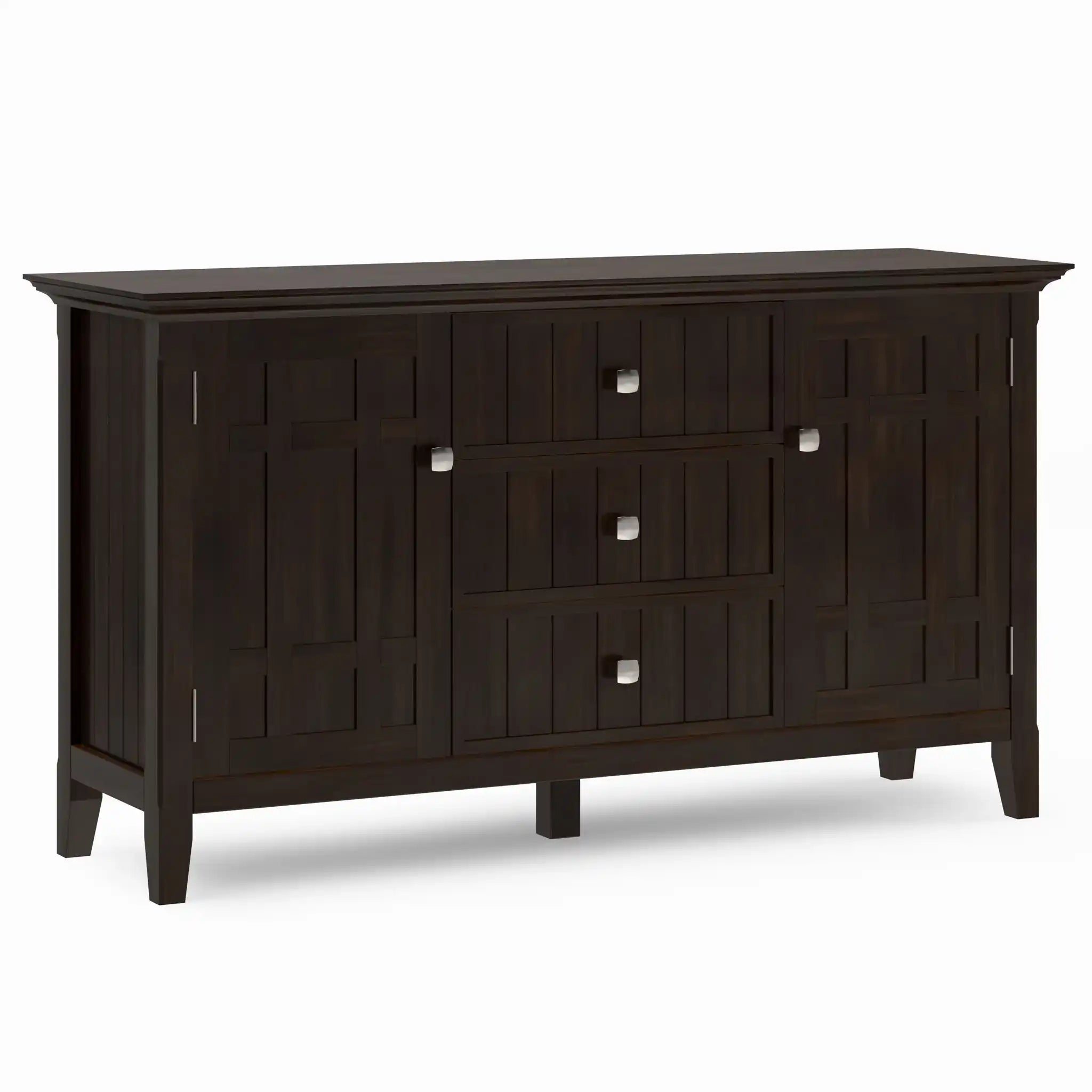 Bedford - Sideboard Buffet - Dark Tobacco Brown - Best Buy Furniture
