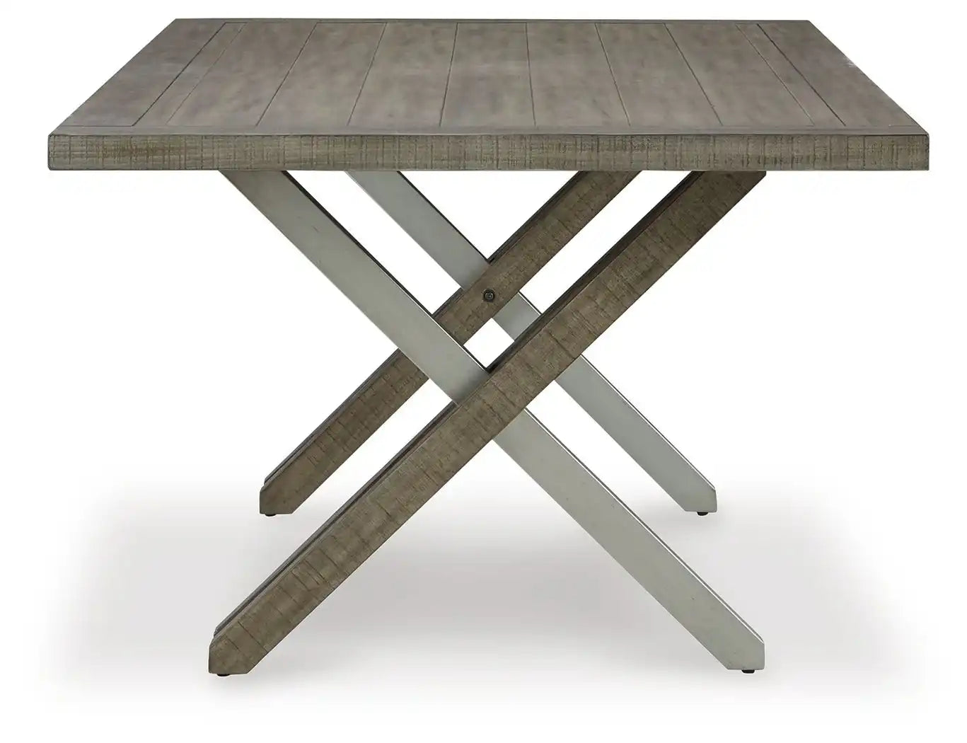 Krystanza - Rectangular Dining Room Table - Weathered Gray - Best Buy Furniture