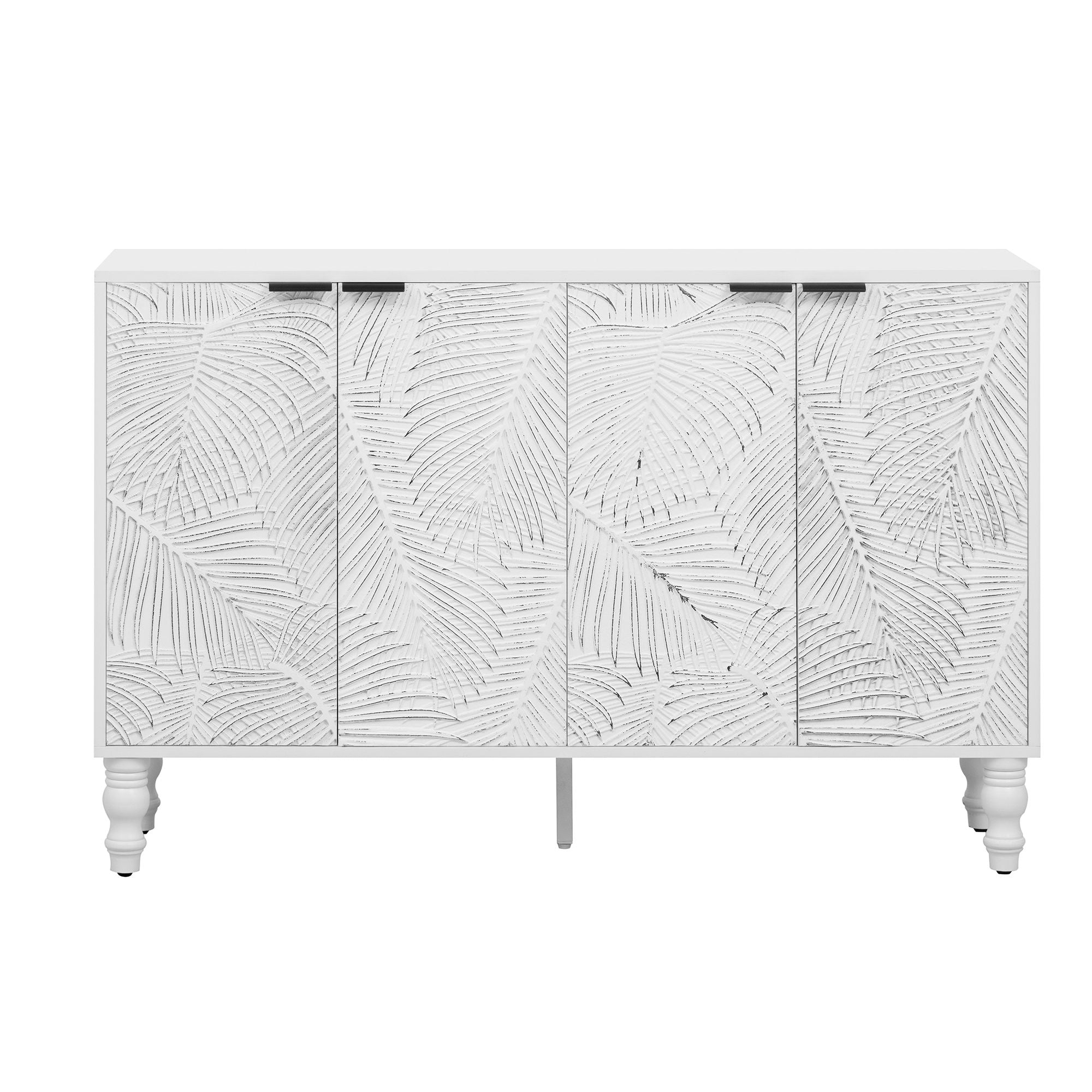 Modern TV Stand With 2 Spacious Storage Space And Anti-Tip Device - Best Buy Furniture