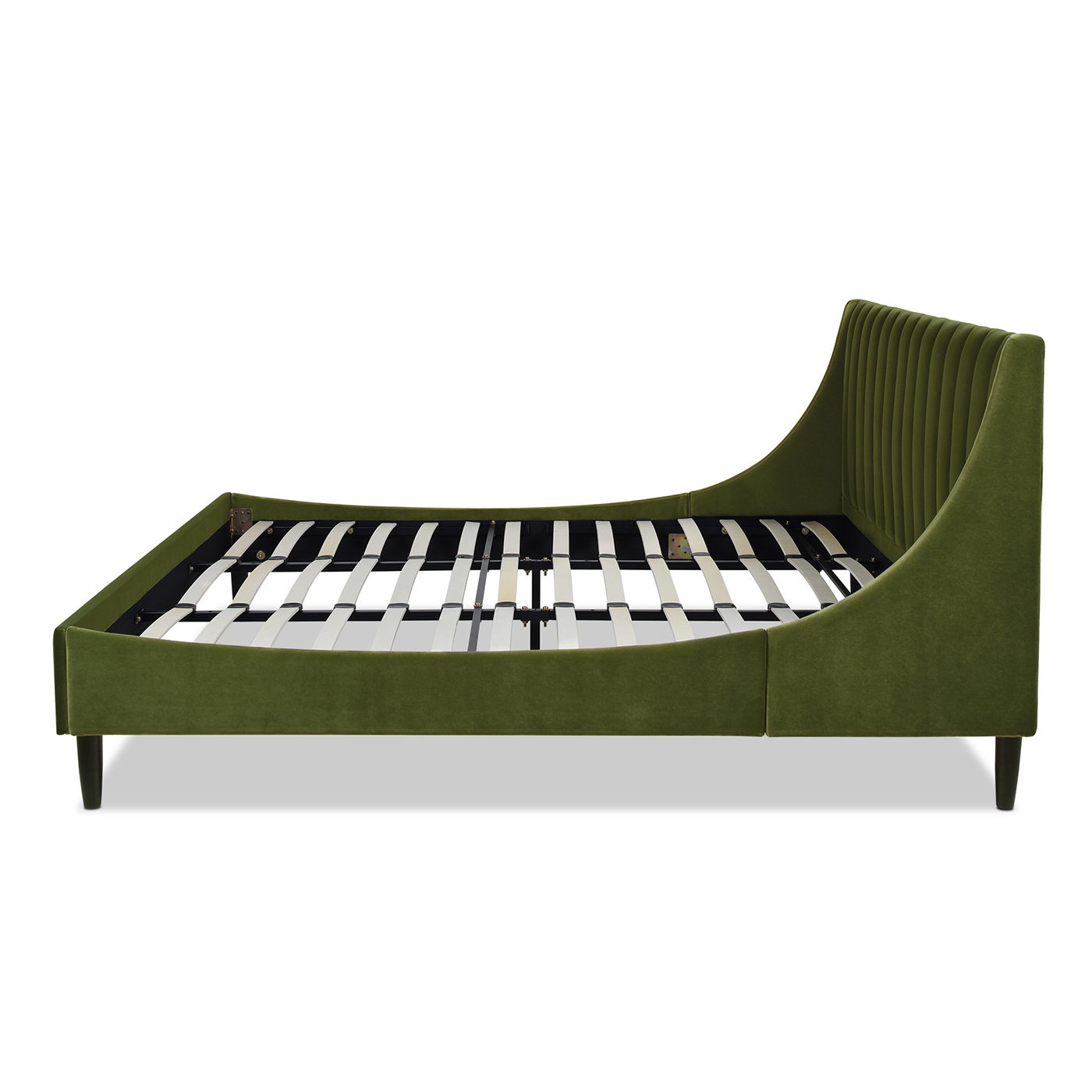 Aspen - Vertical Tufted Modern Headboard Platform Bed Set