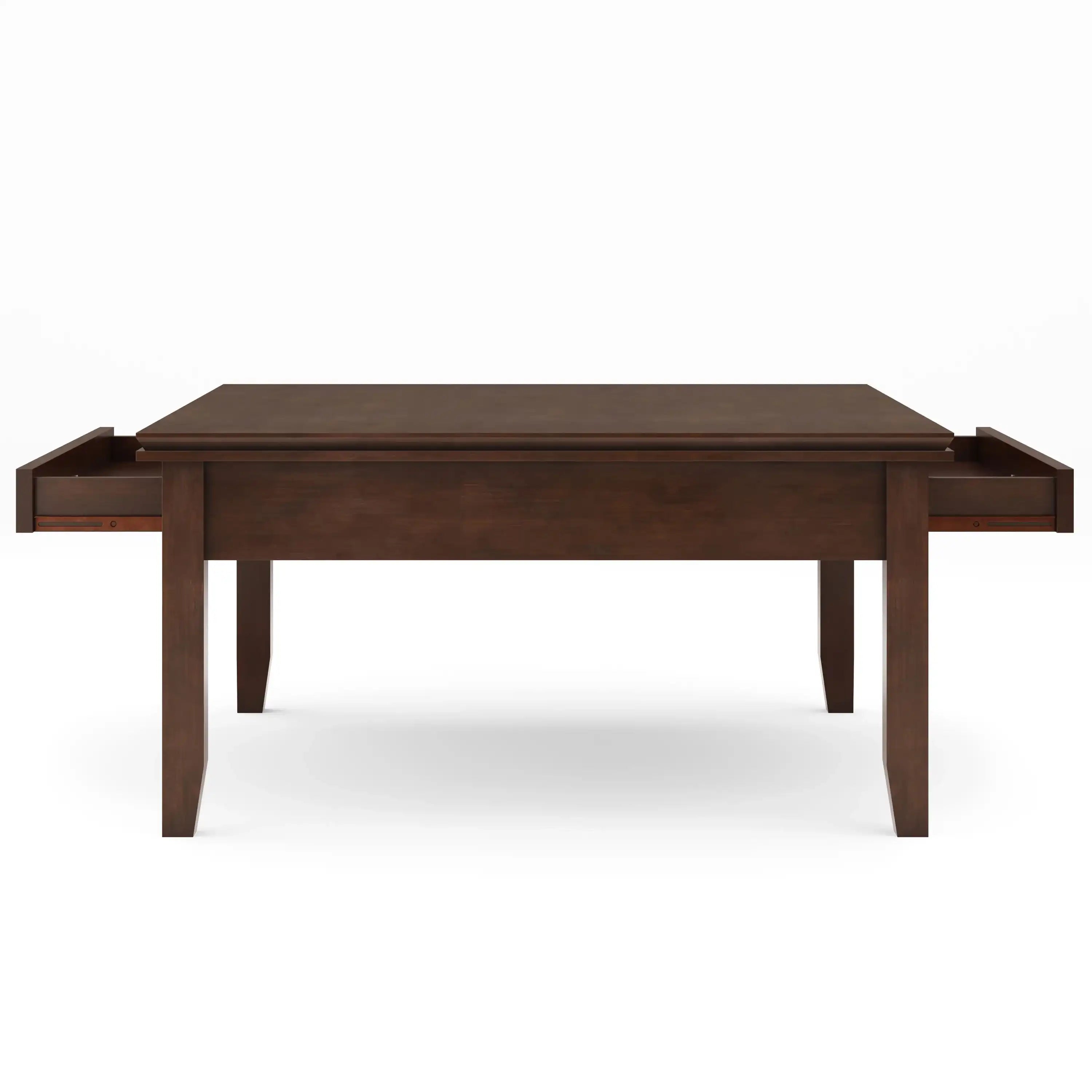 Artisan - Square Coffee Table - Russet Brown - Best Buy Furniture