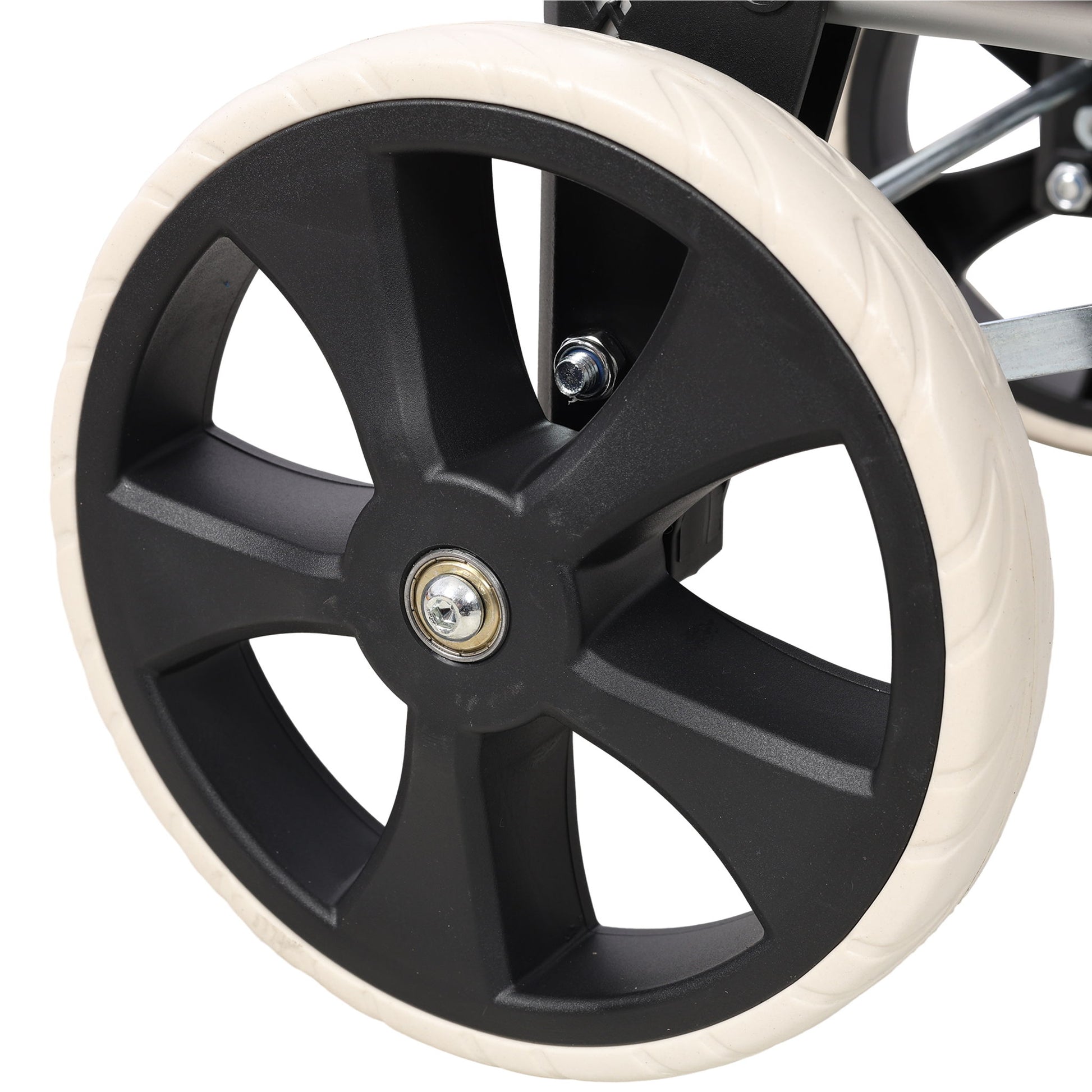 Foldable Shopping Trolley With Wheels And Removable Waterproof Bag - Black - Best Buy Furniture