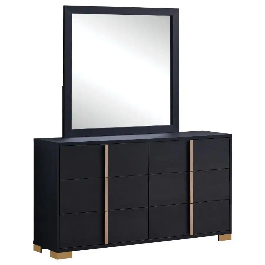 Marceline - 6-Drawer Dresser With Mirror - Best Buy Furniture