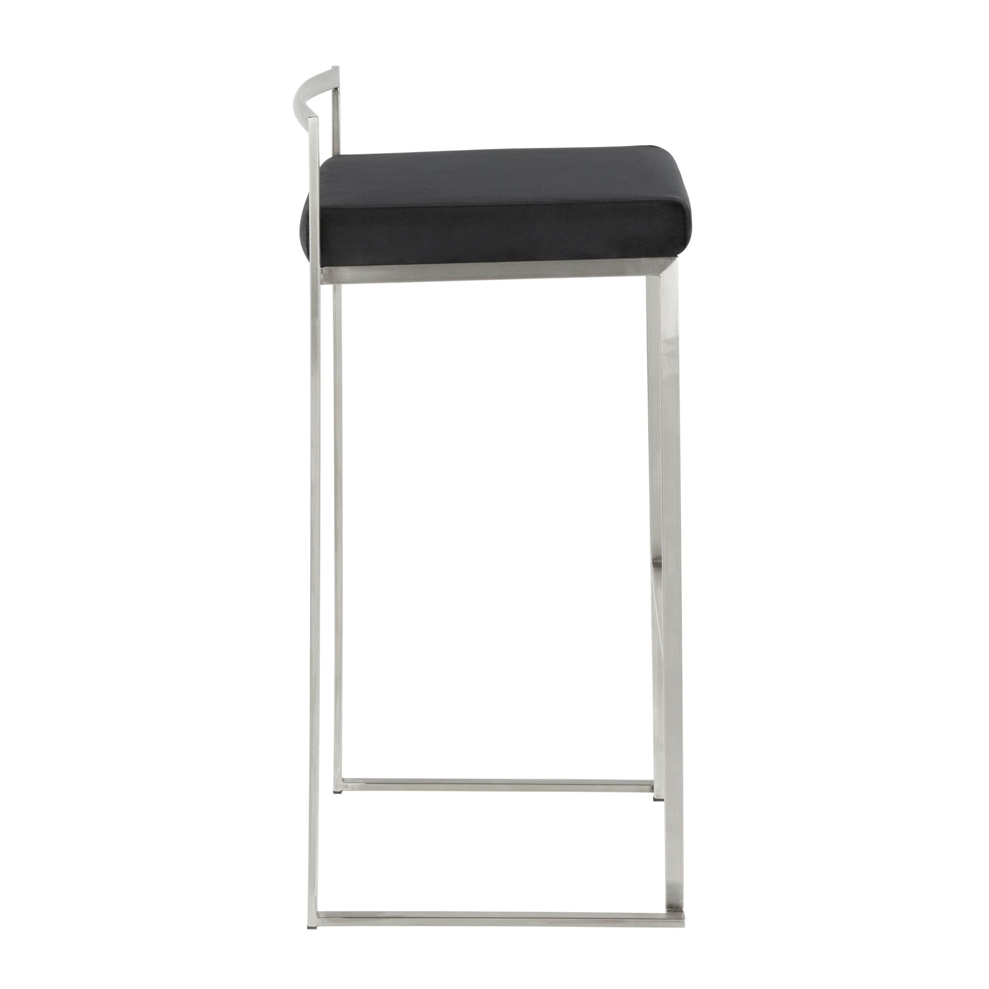 Fuji - Contemporary And Elegant Design Stackable Barstool - Best Buy Furniture