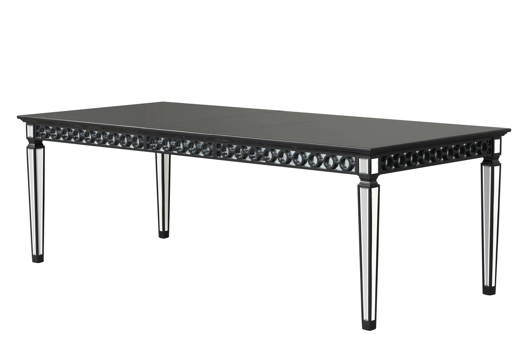 Varian II - Mirrored Dining Table - Black - Best Buy Furniture