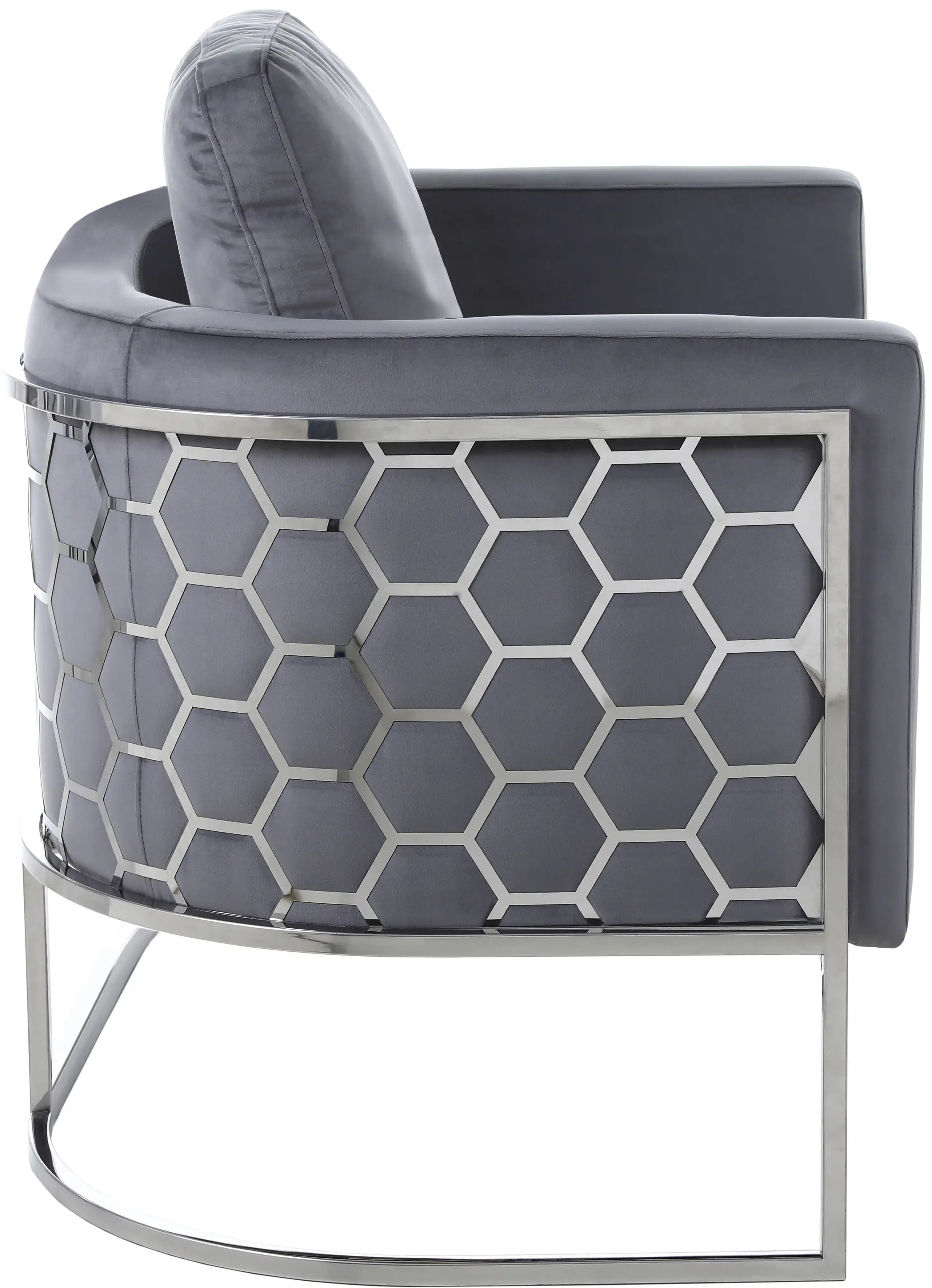 Casa - Loveseat with Chrome Legs - Best Buy Furniture