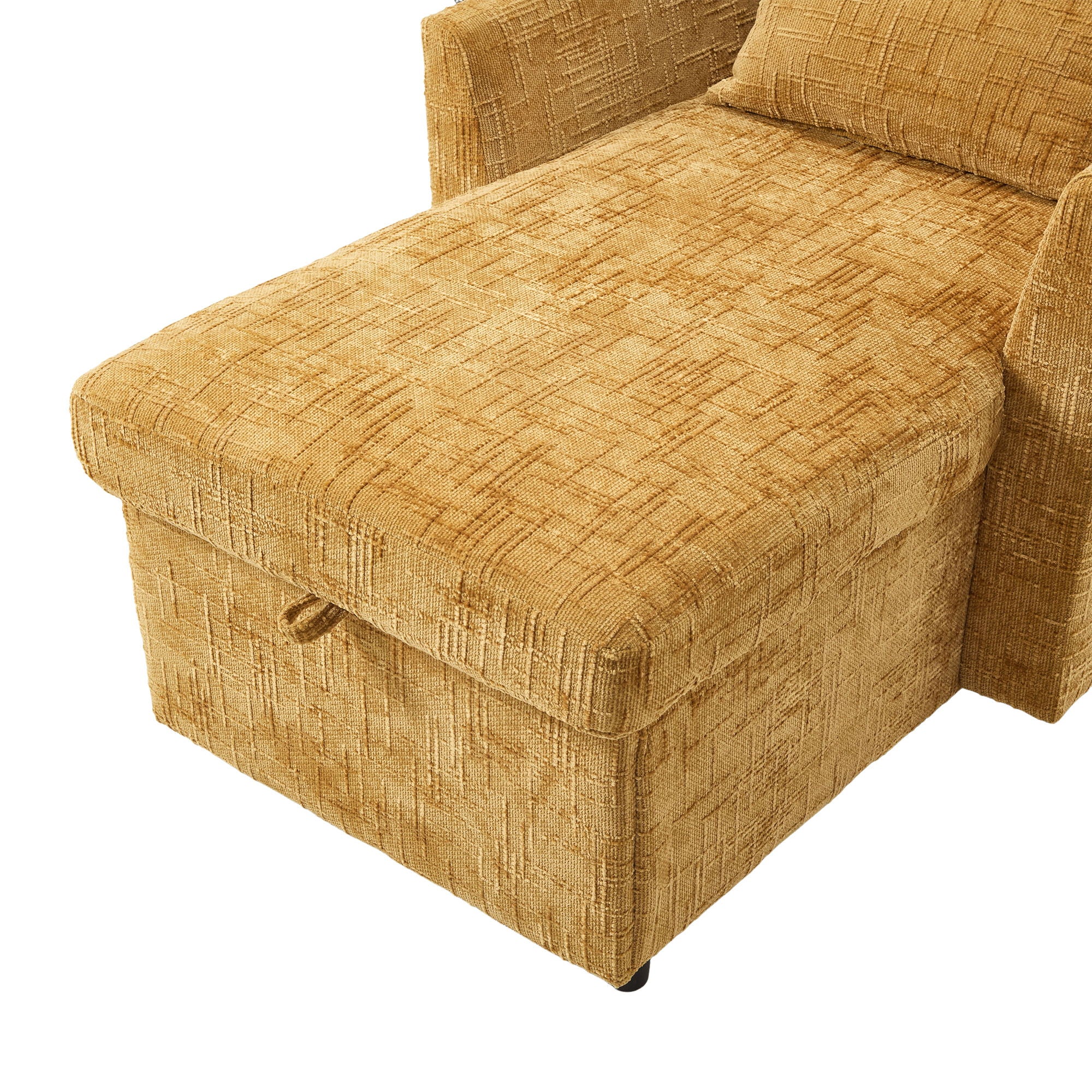 Multifunctional Chenille Recliner Sofa With Storage And Phone Bracket - Best Buy Furniture