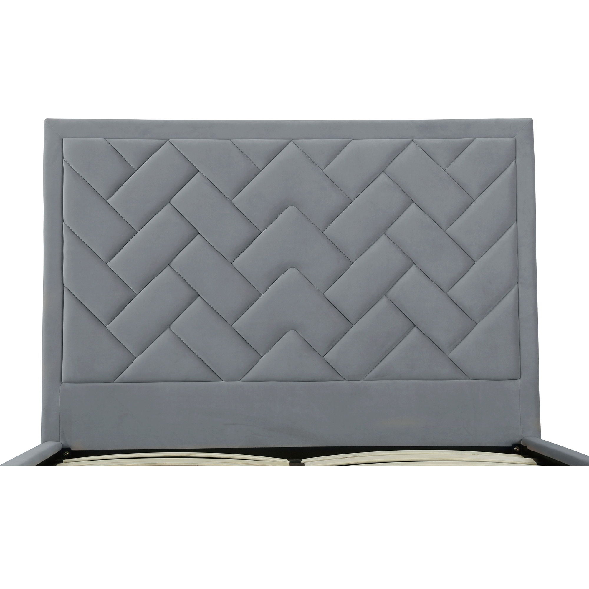 Crosby - Bed With Upholstered Headboard And Slats