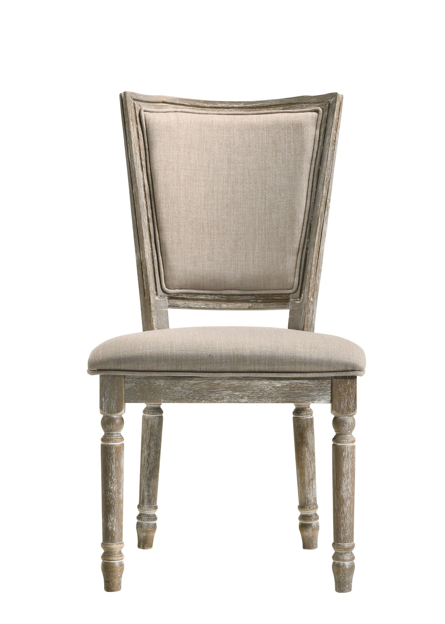 Gabrian - 7 Pieces Dining Room Set, Reclaimed - Beige / Gray - Best Buy Furniture
