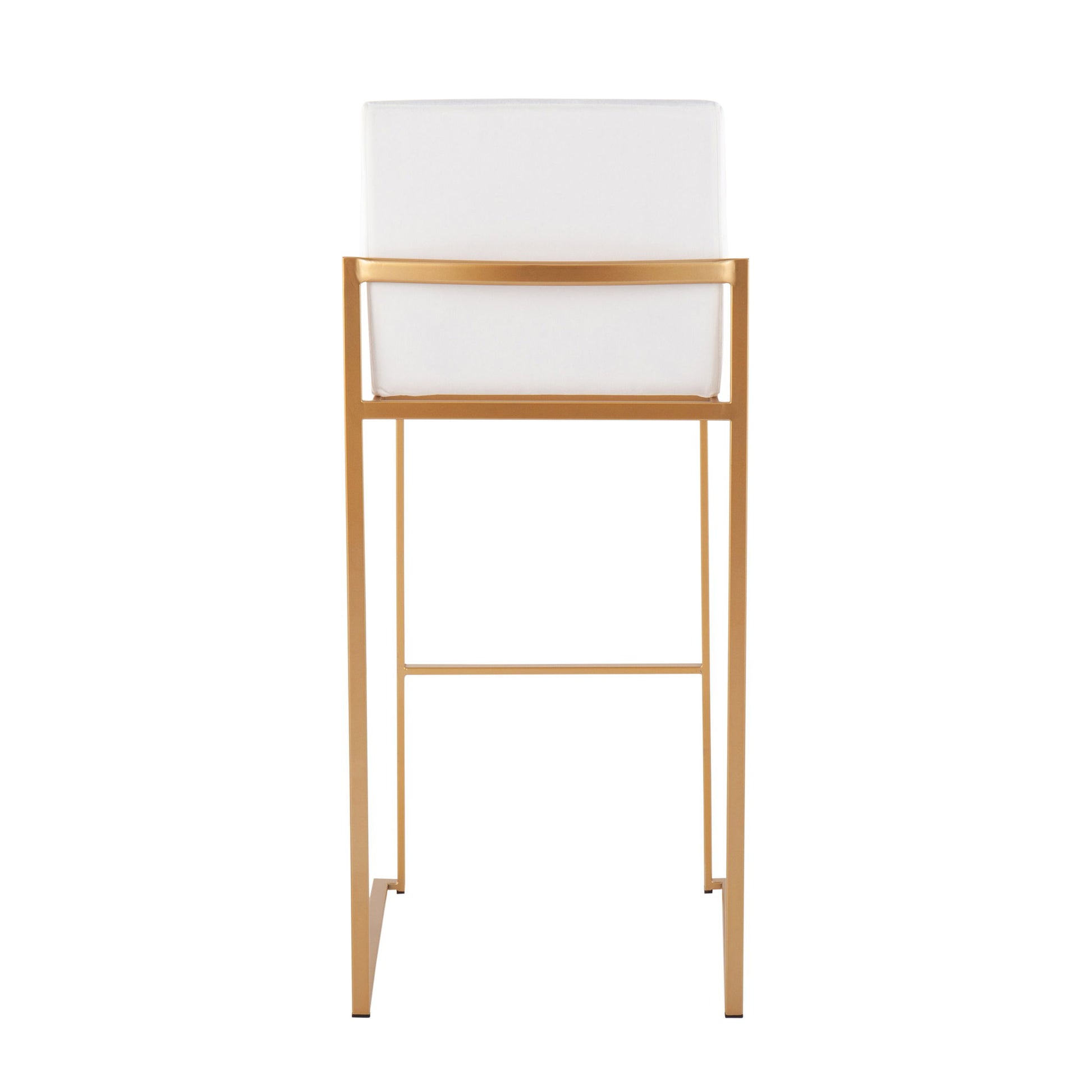 Fuji - Contemporary Design High Back Barstool (Set of 2) - Best Buy Furniture