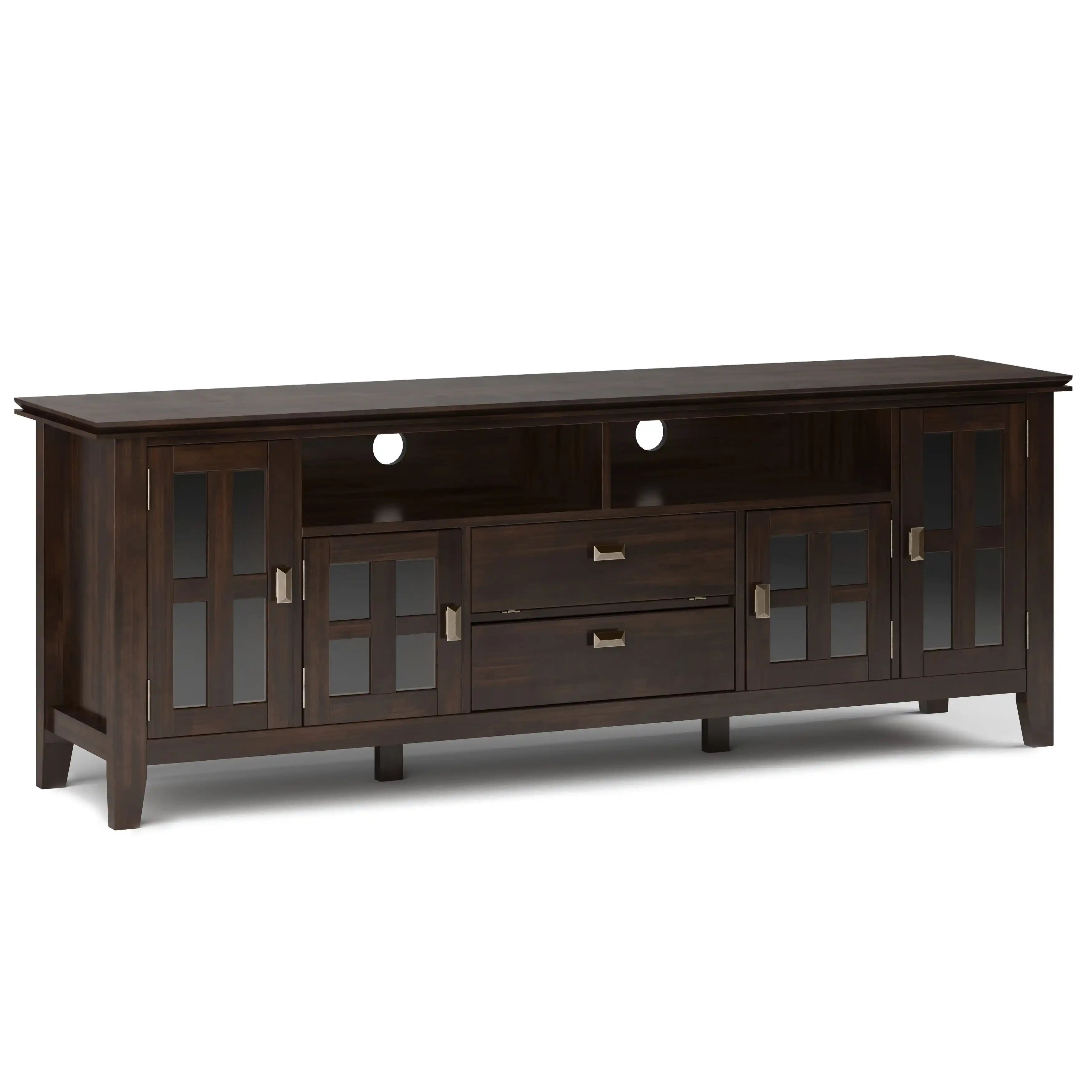 Artisan - TV Media Stand - Tobacco Brown - Best Buy Furniture