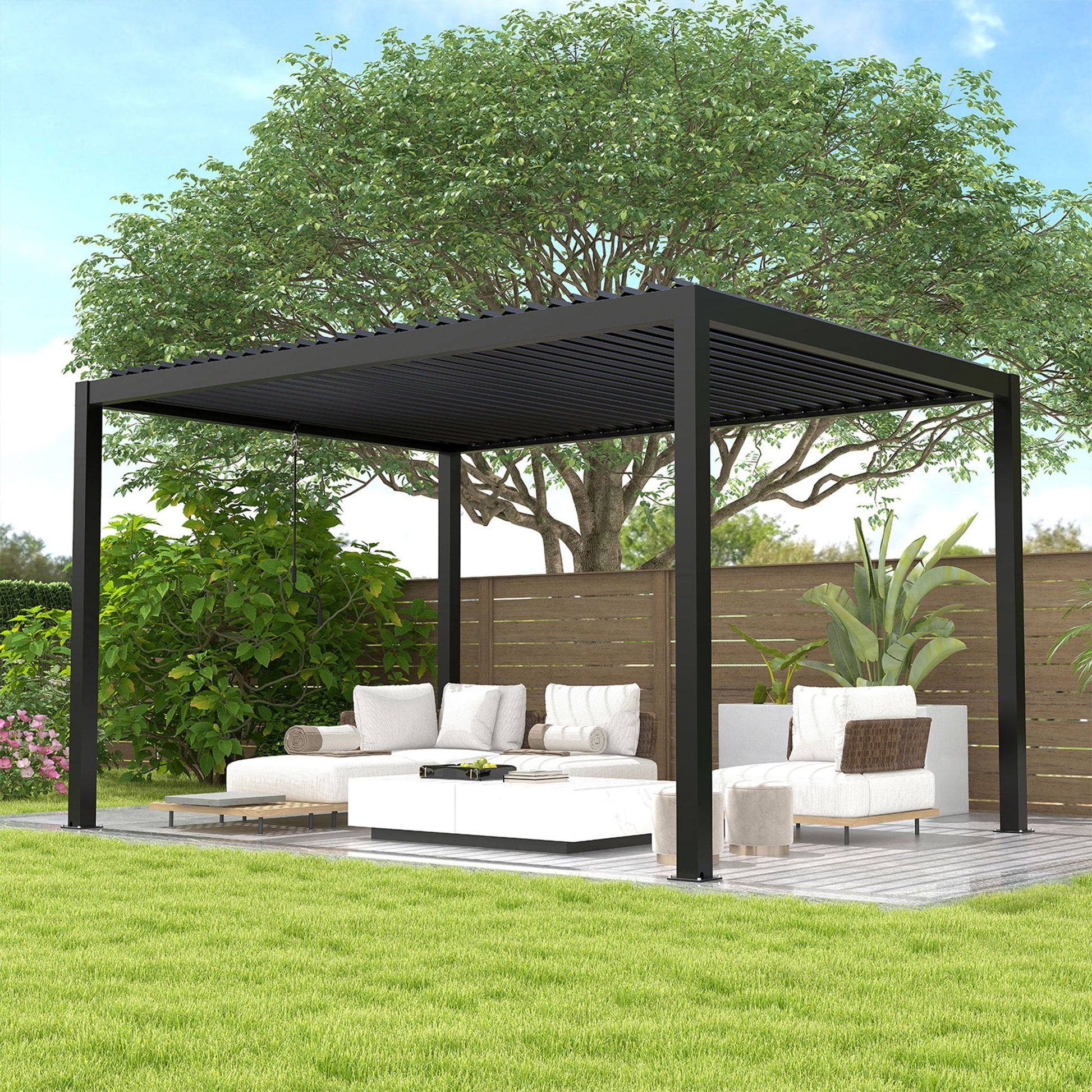 Louver Pergola Aluminium Frame & Louvers - Best Buy Furniture