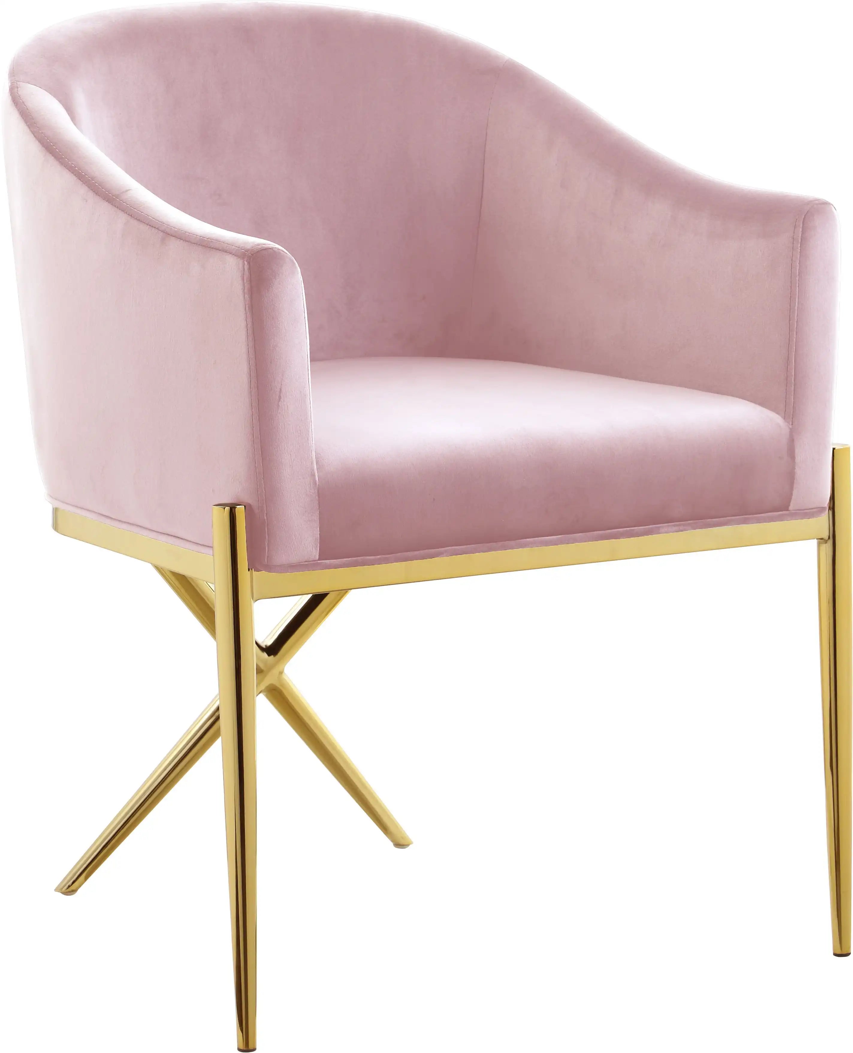 Xavier - Dining Chair with Gold Legs - Best Buy Furniture