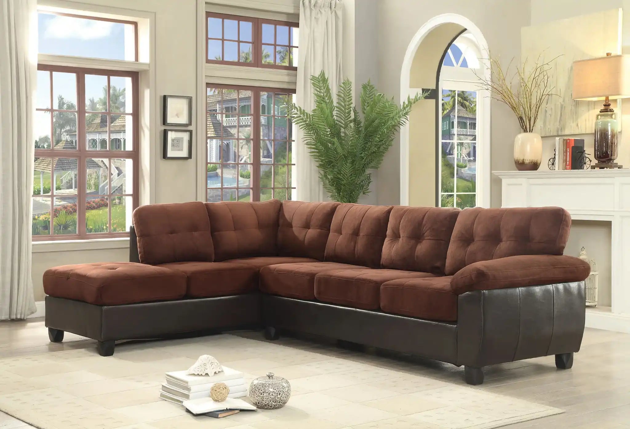 Gallant - Sectional - Chocolate - Best Buy Furniture