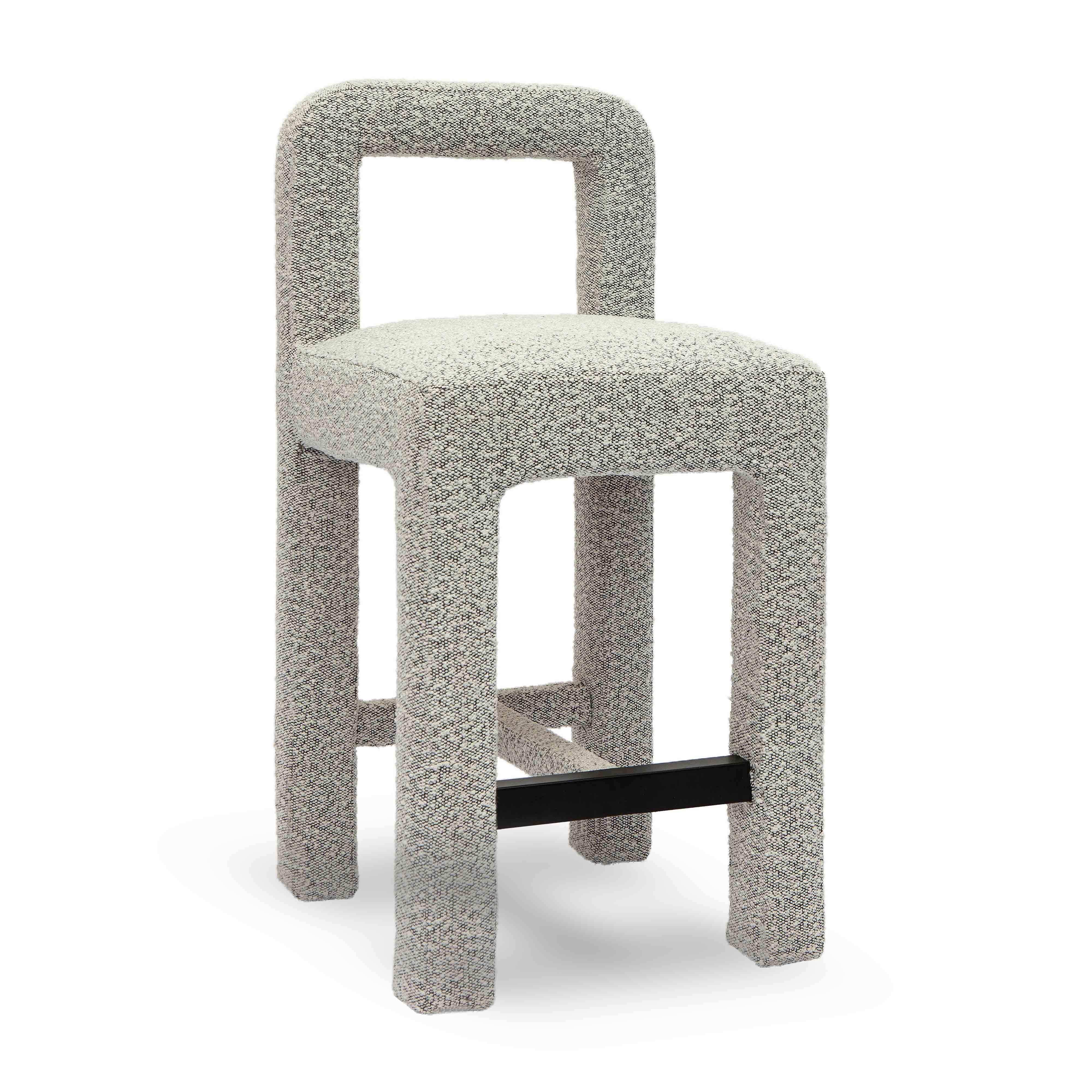 Hazel - Boucle Counter Stool - Best Buy Furniture