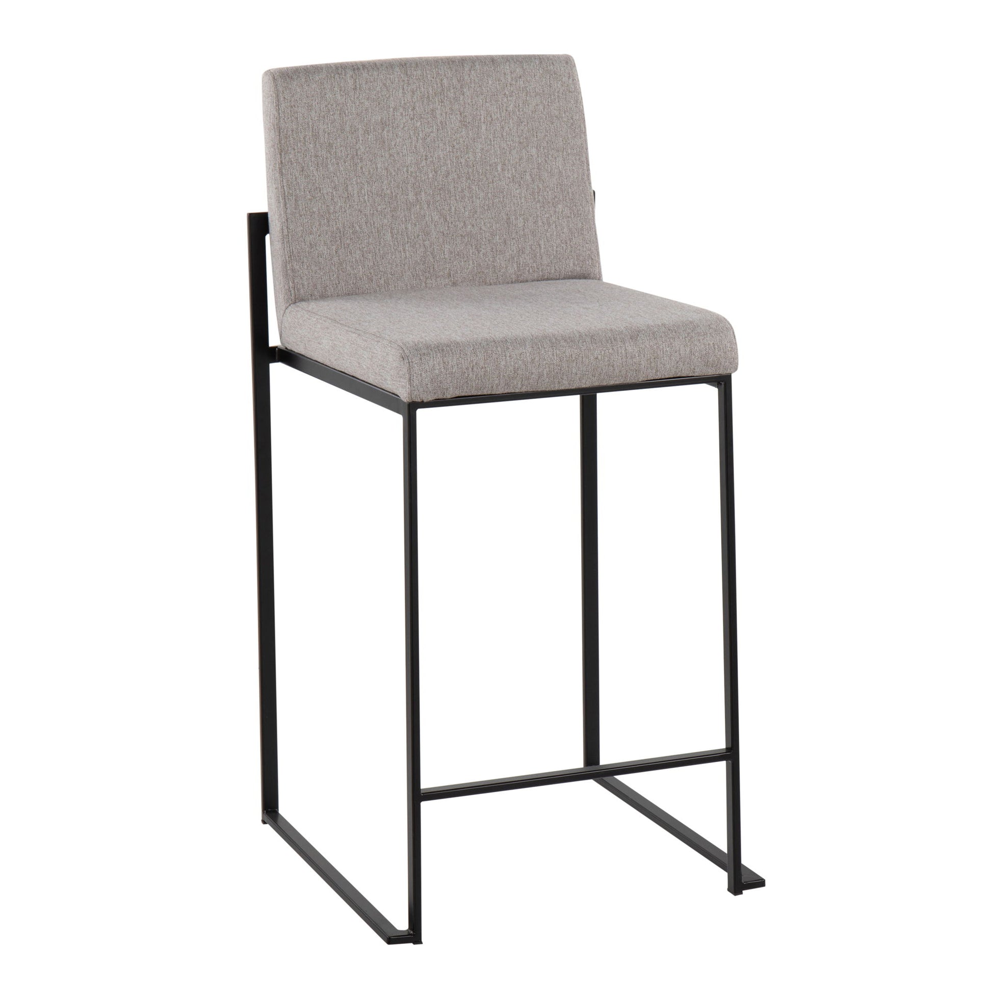 Fuji - Contemporary Modern Elegance, High Back Counter Stool - Best Buy Furniture