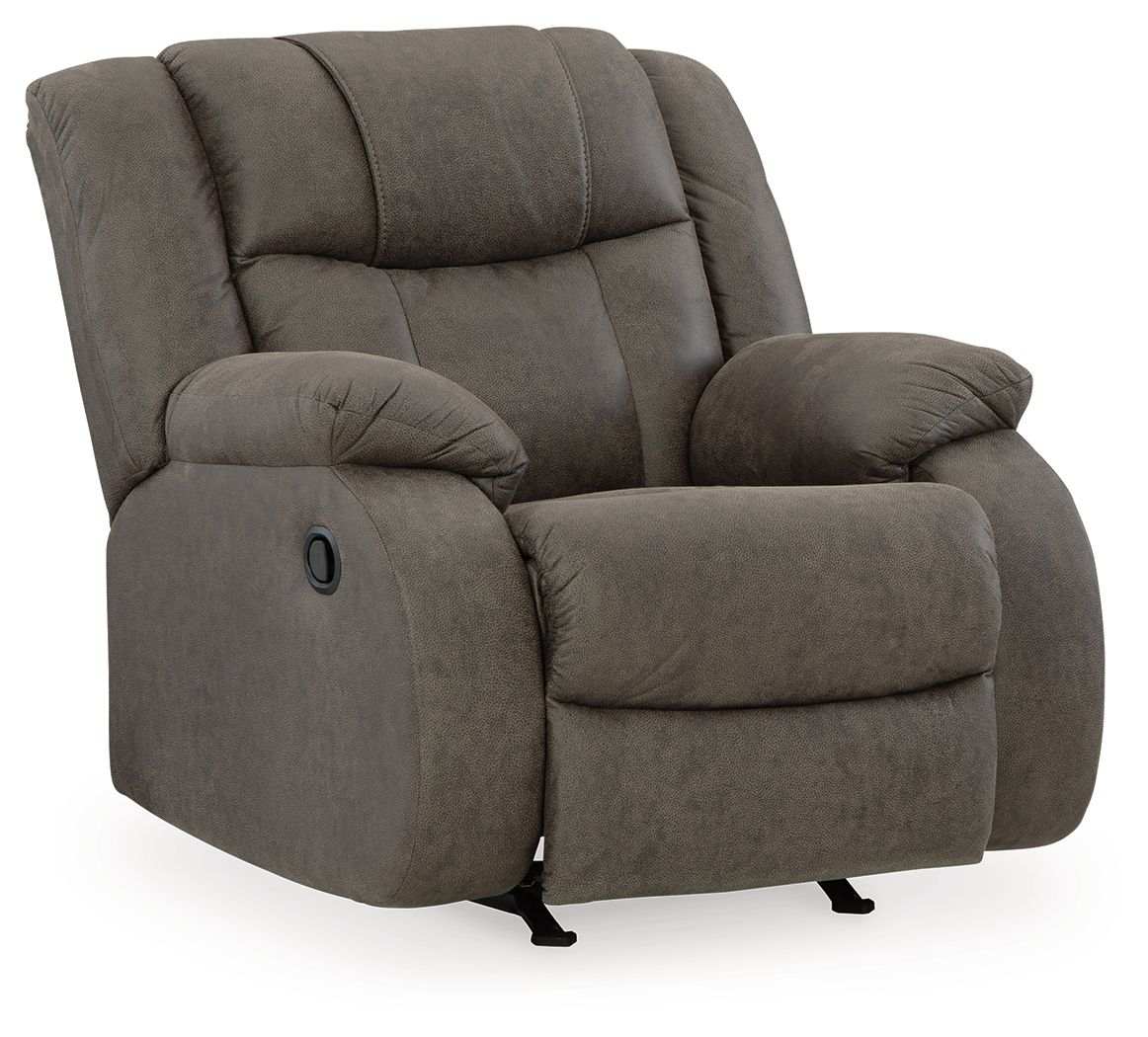 First Base - Rocker Recliner - Gunmetal - Best Buy Furniture