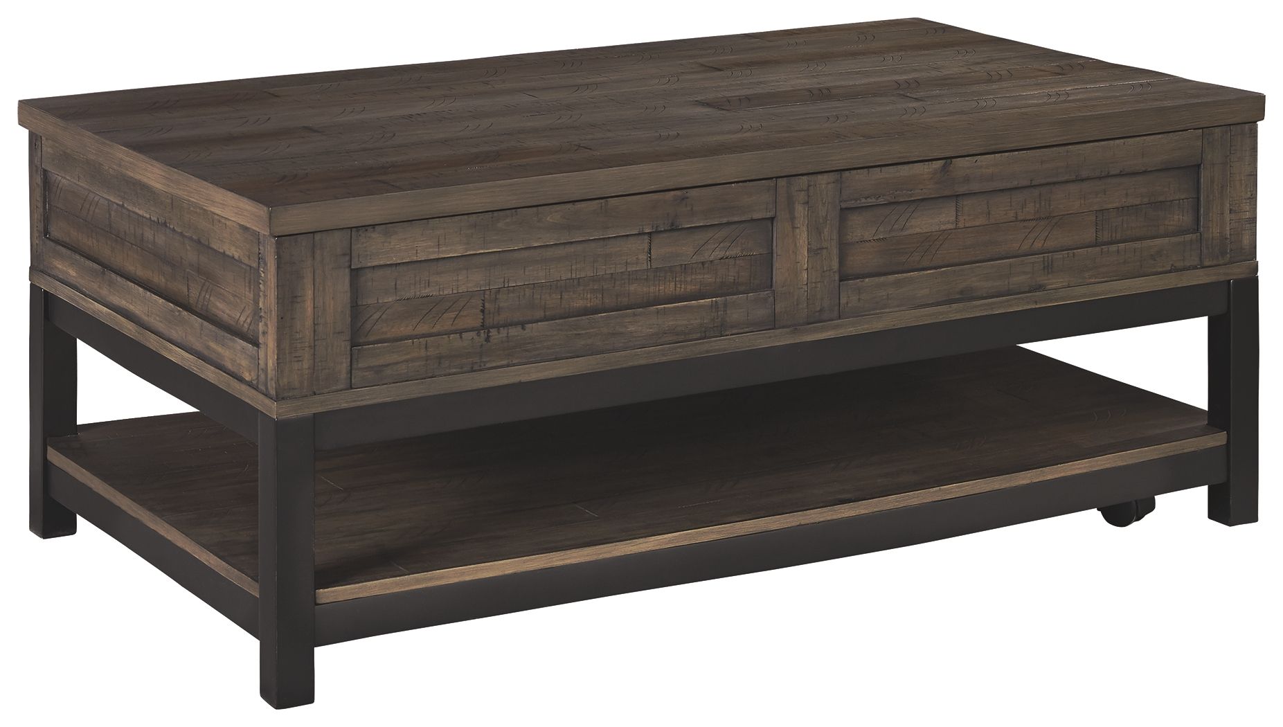 Johurst - LIFT TOP COCKTAIL TABLE - Grayish Brown - Best Buy Furniture