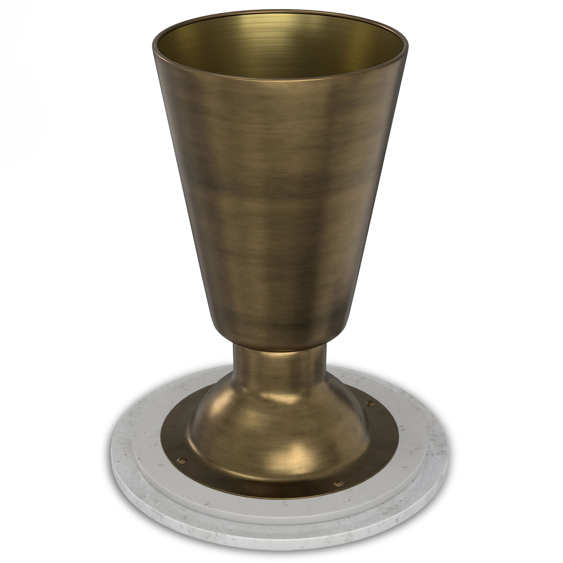 Leyla - Side Table - Antique Brass - Best Buy Furniture