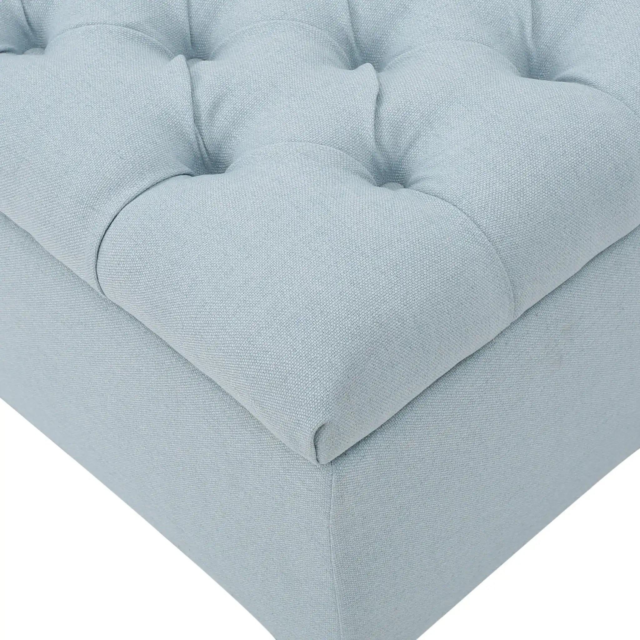 Glouster - Contemporary Storage Ottoman With Button Tufted Design - Best Buy Furniture