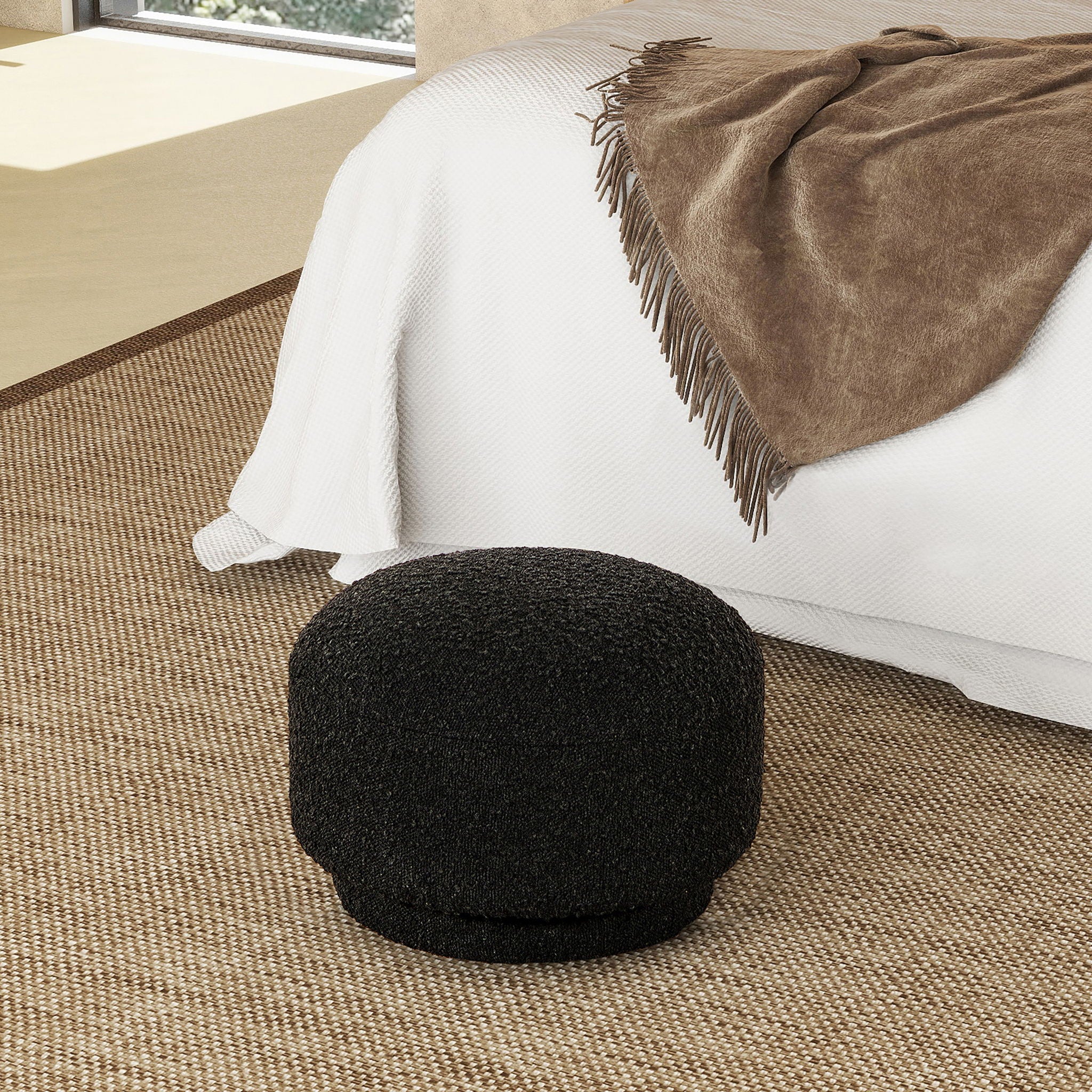 Fuji - Mushroom Footstool Ottoman - Best Buy Furniture