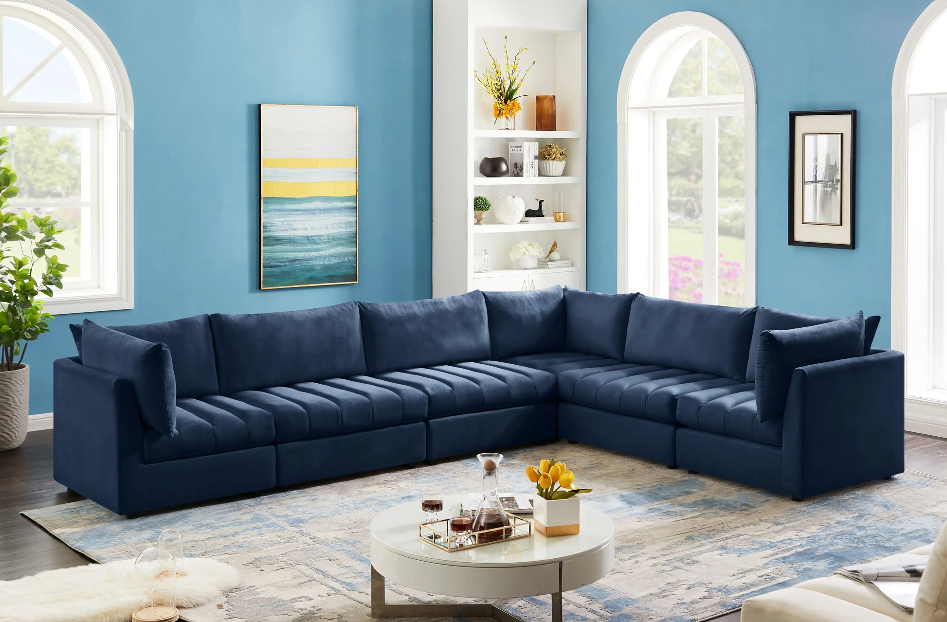 Jacob - 6 Pc. Modular Sectional - Best Buy Furniture